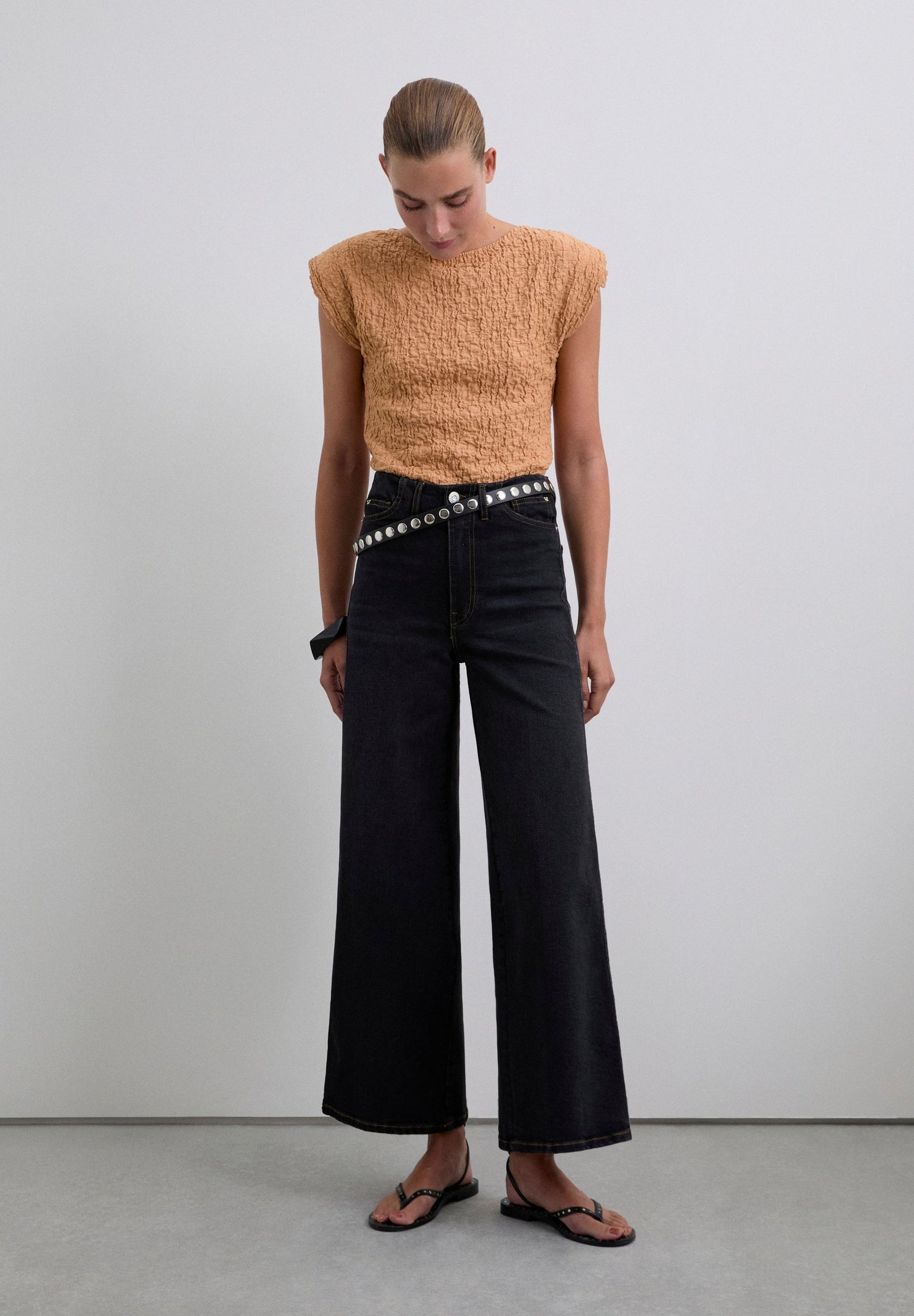SCWRINKLEPADDED TEE