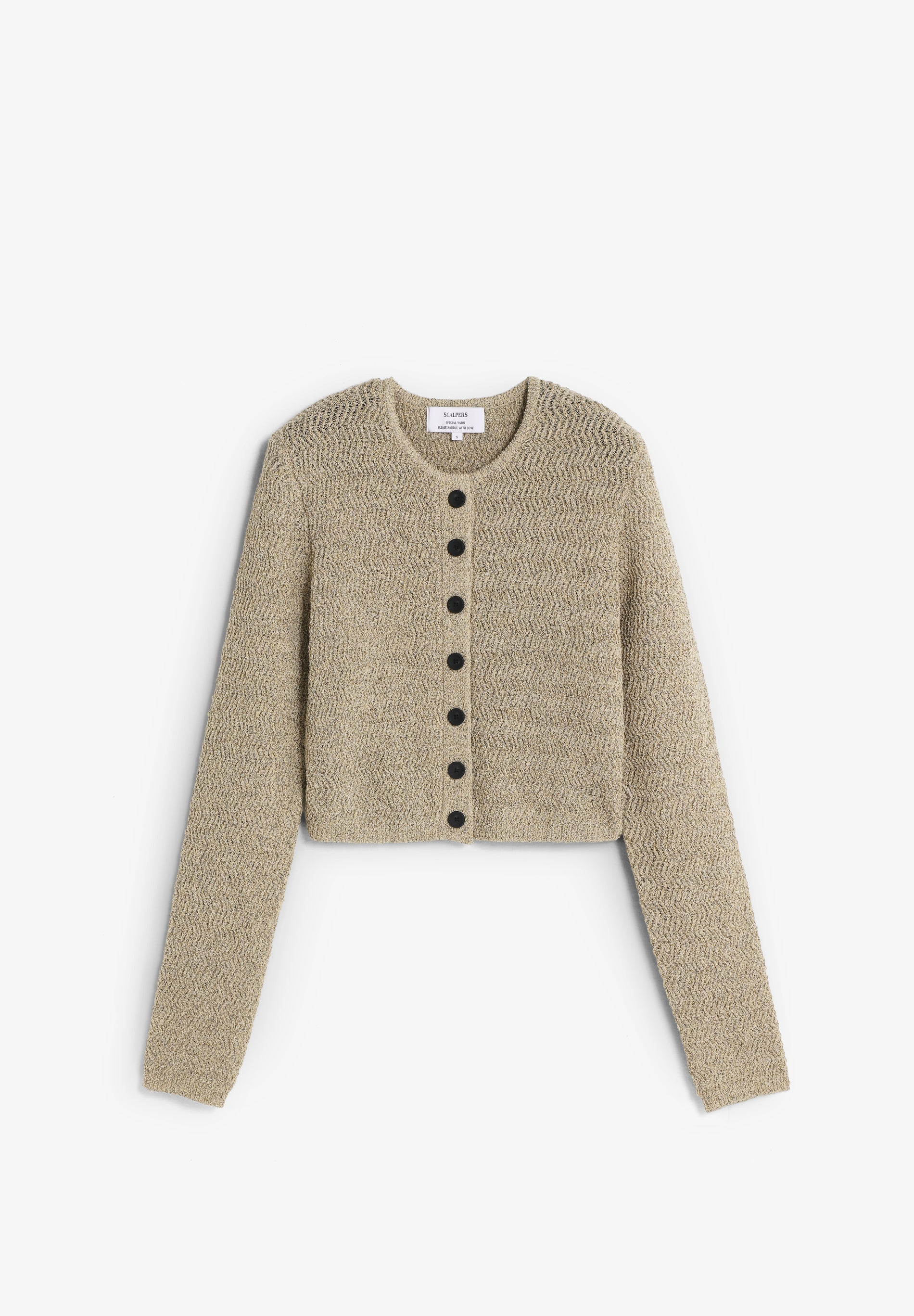 CARDIGAN MAILLE CONTRASTE