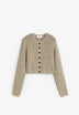 CARDIGAN MAILLE CONTRASTE