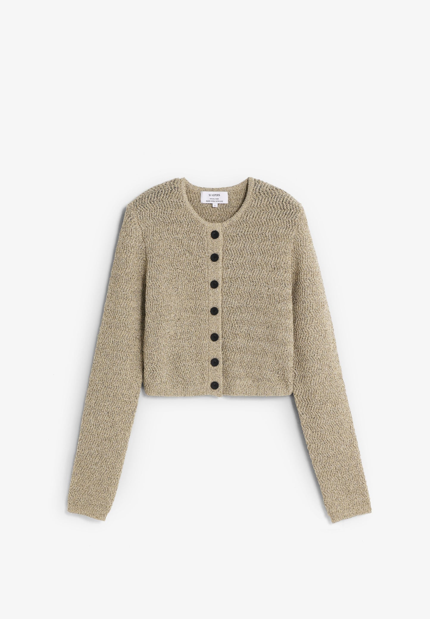 CARDIGAN MAILLE CONTRASTE