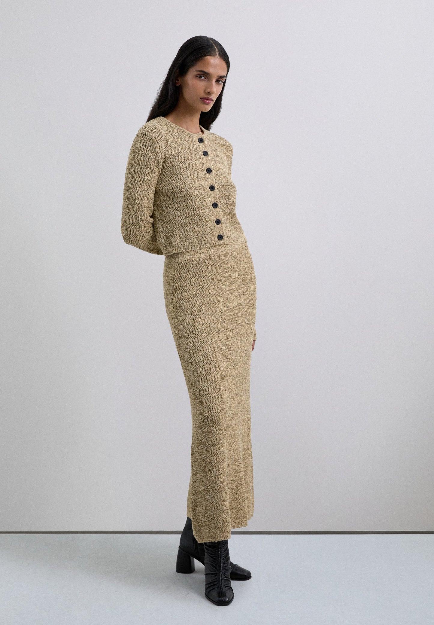 JUPE LONGUE EN MAILLE