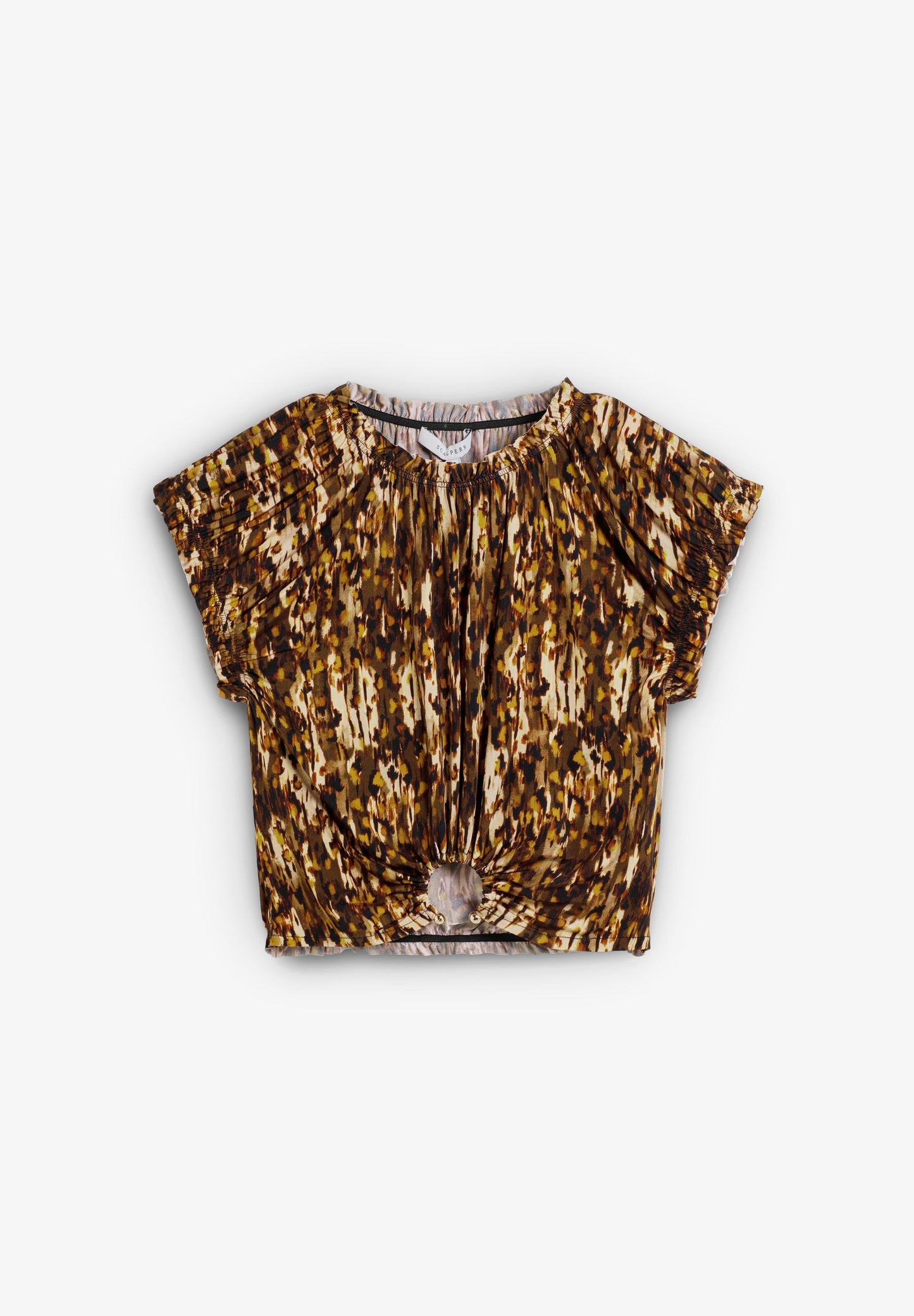 TOP MIT SCHNALLE UND PRINT