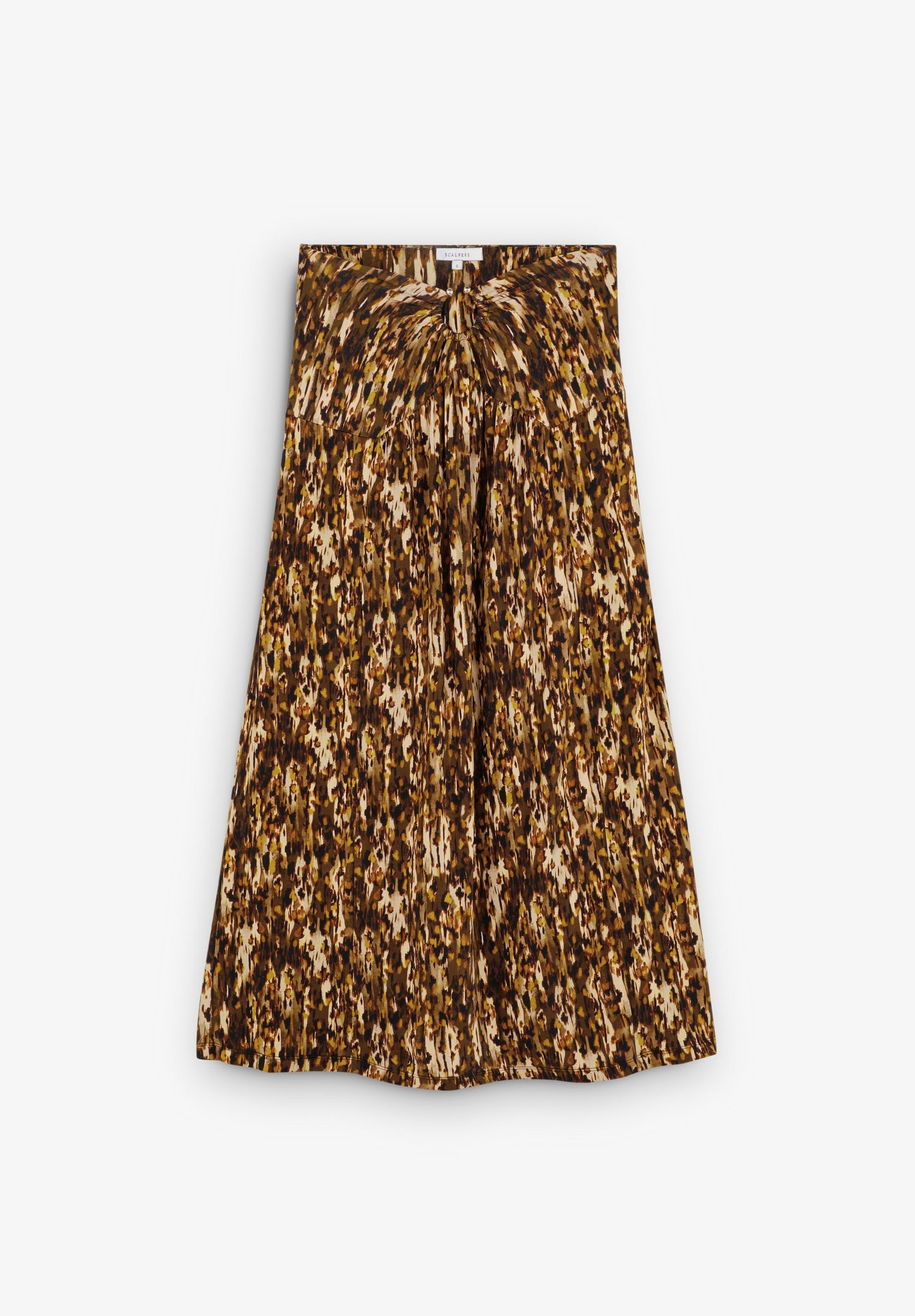 PRINTED BUCKLE SKIRT