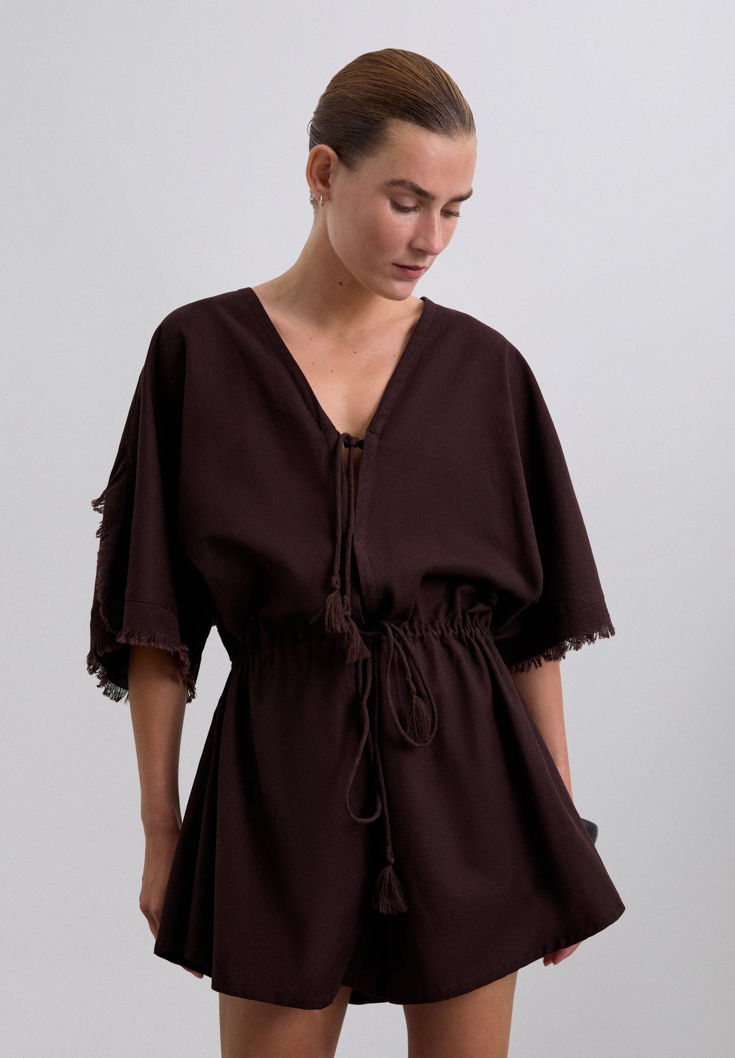 COTTON AND LINEN JUMPSUIT