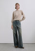 FULL-LENGTH-JEANS MIT HOHEM BUND