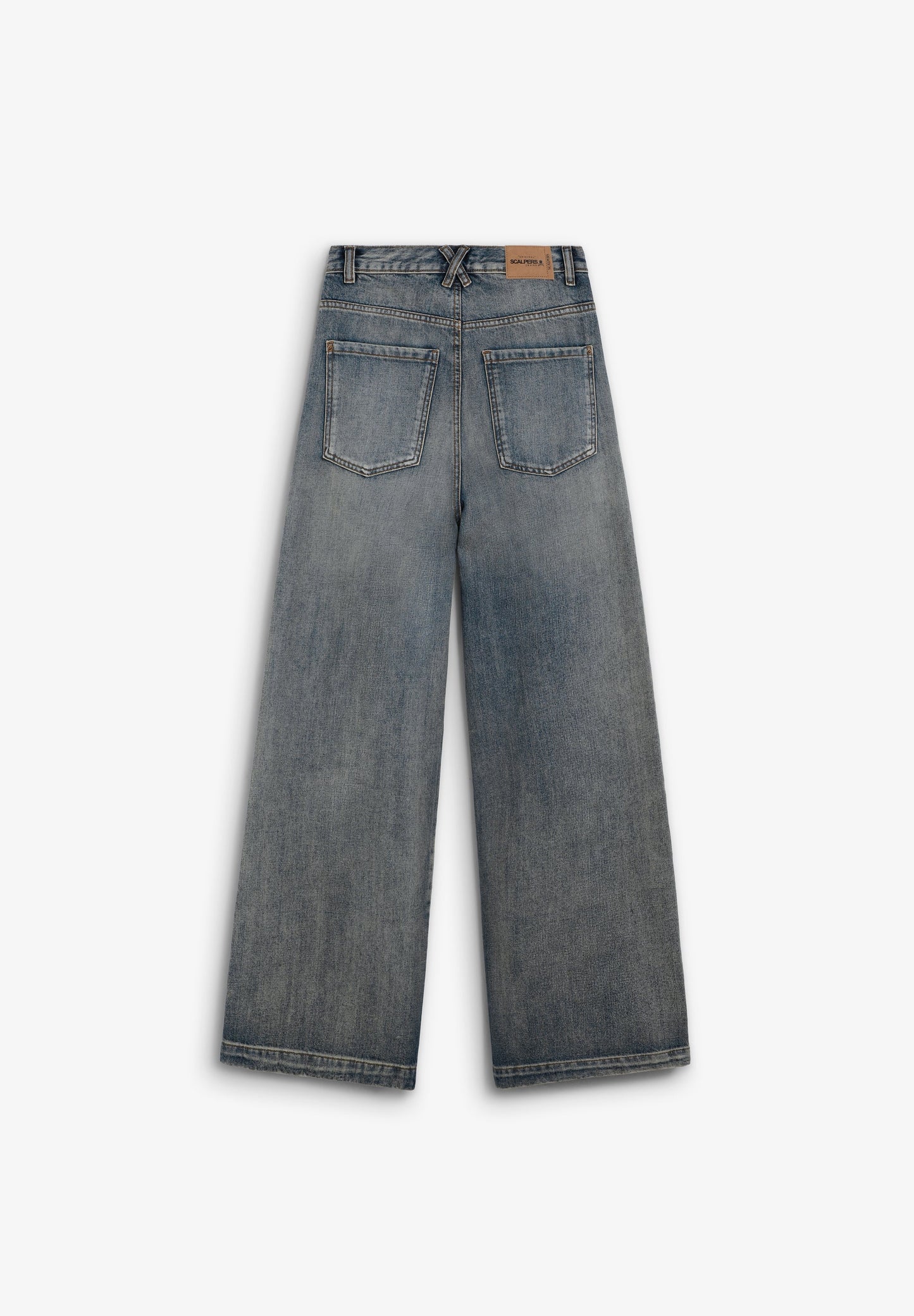 FULL-LENGTH-JEANS MIT HOHEM BUND
