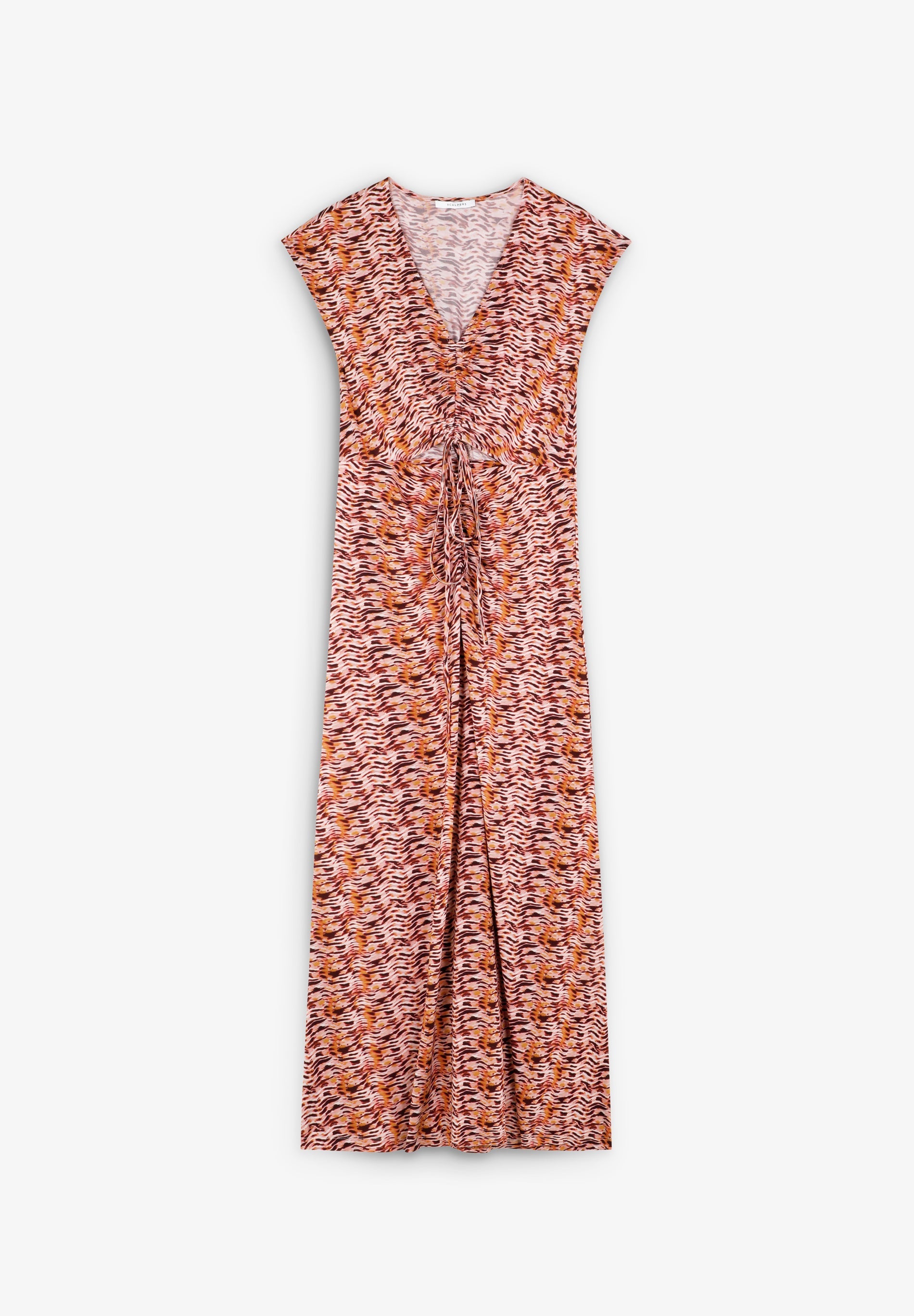 PRINTED CUT-OUT DRESS