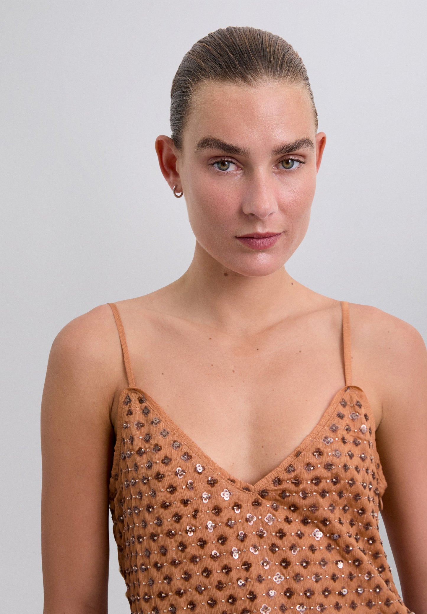 TOP BRETELLES SEQUINS