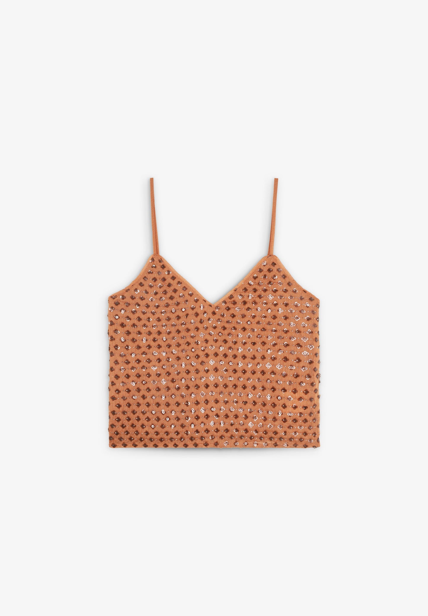 TOP BRETELLES SEQUINS