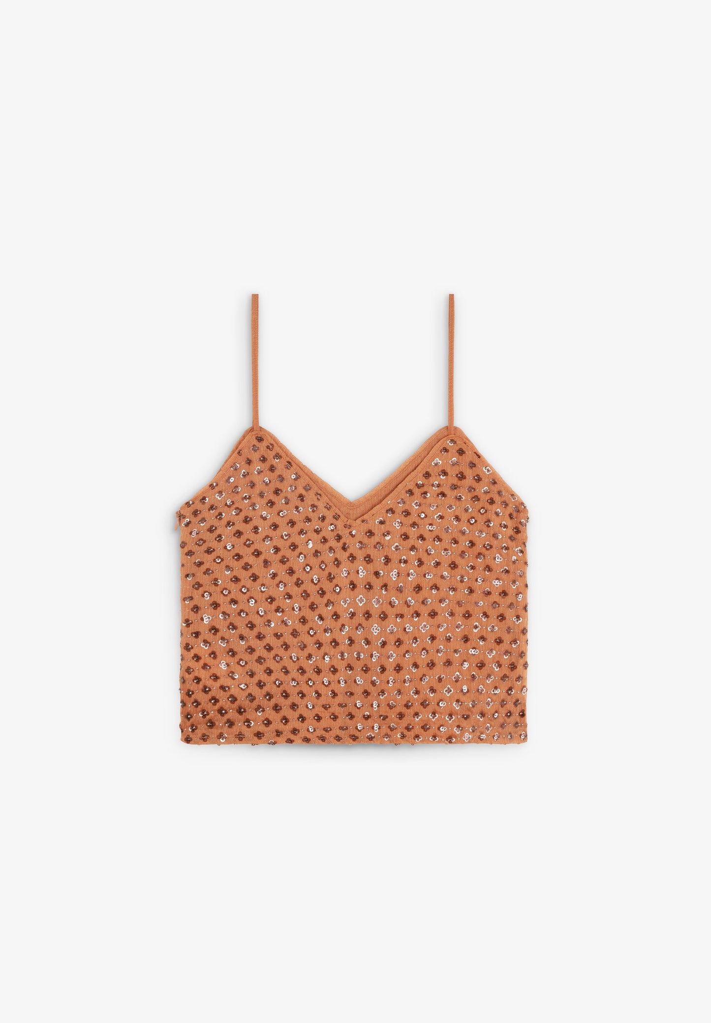 TOP BRETELLES SEQUINS