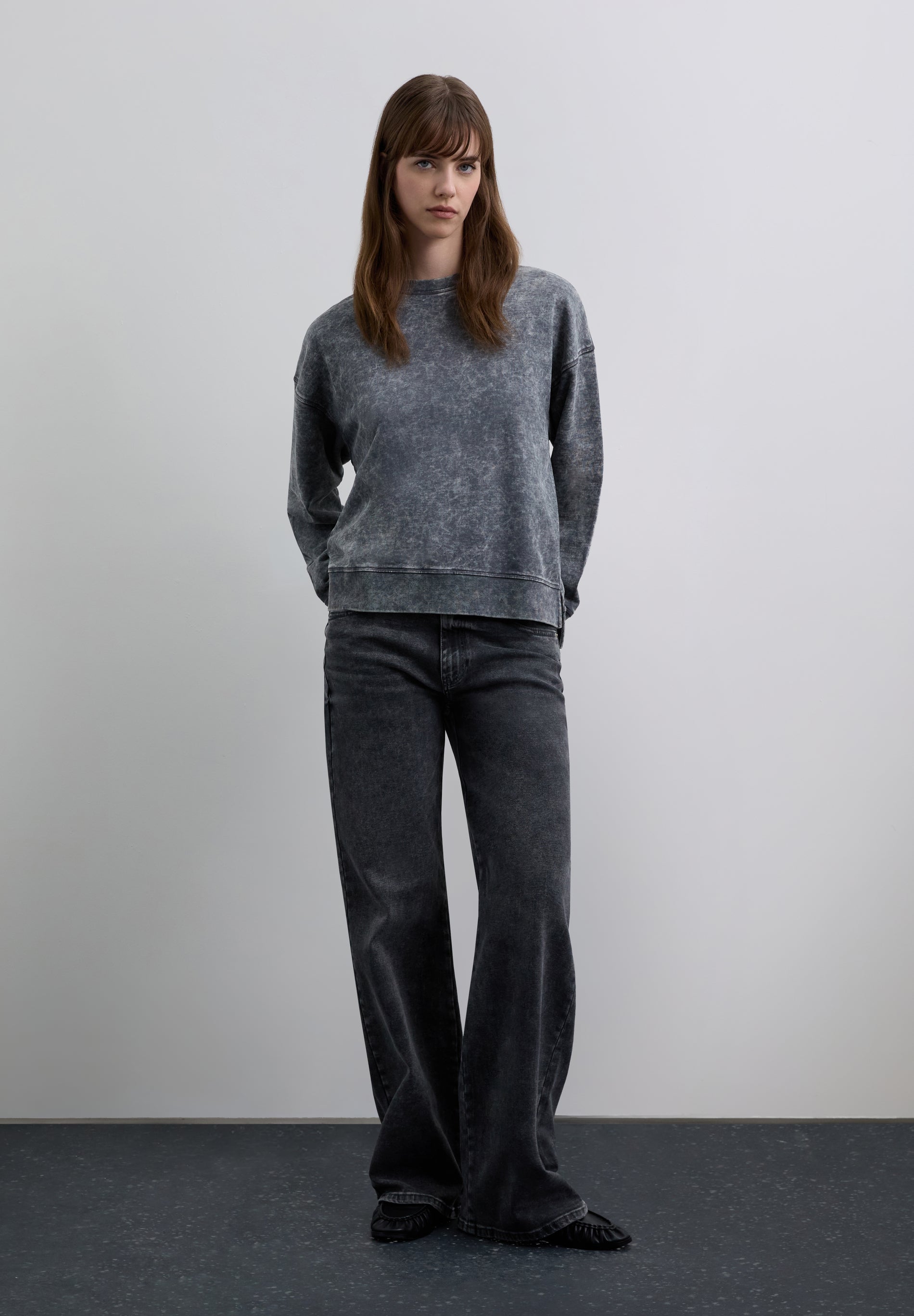 HOODY IN MARMOR-OPTIK