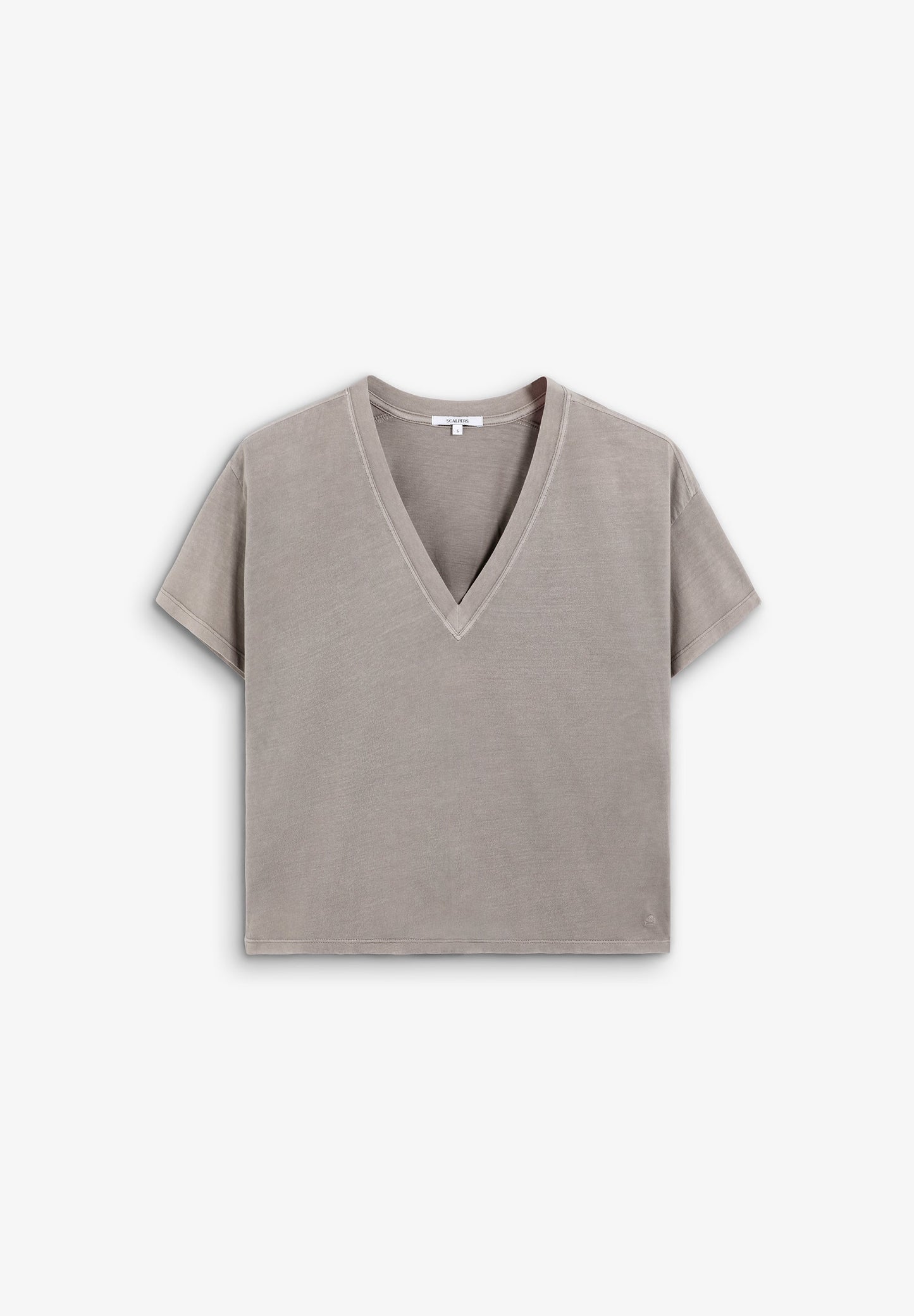 T-SHIRT BASIQUE COL EN V