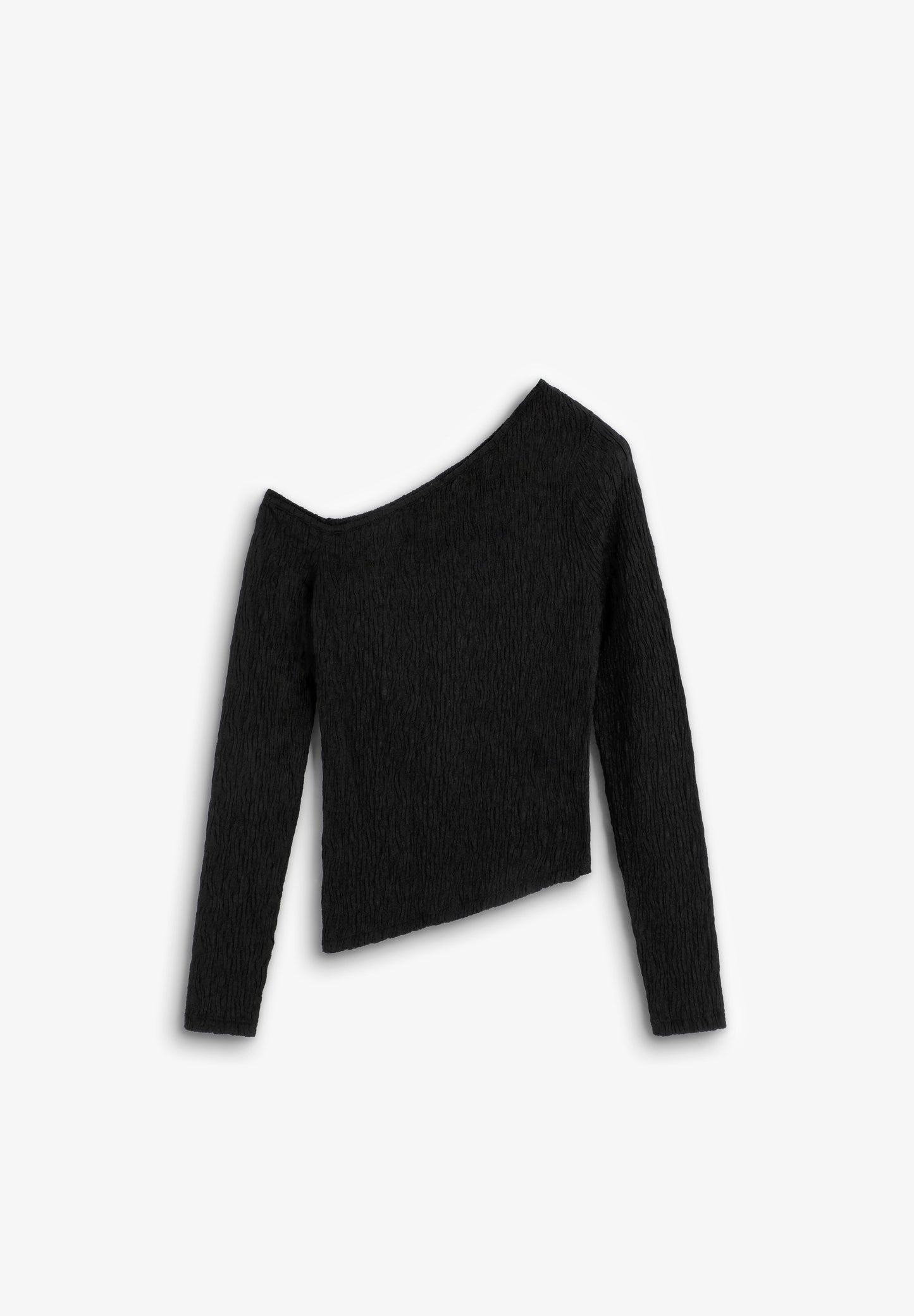 ASYMMETRIC OFF-THE-SHOULDER TOP