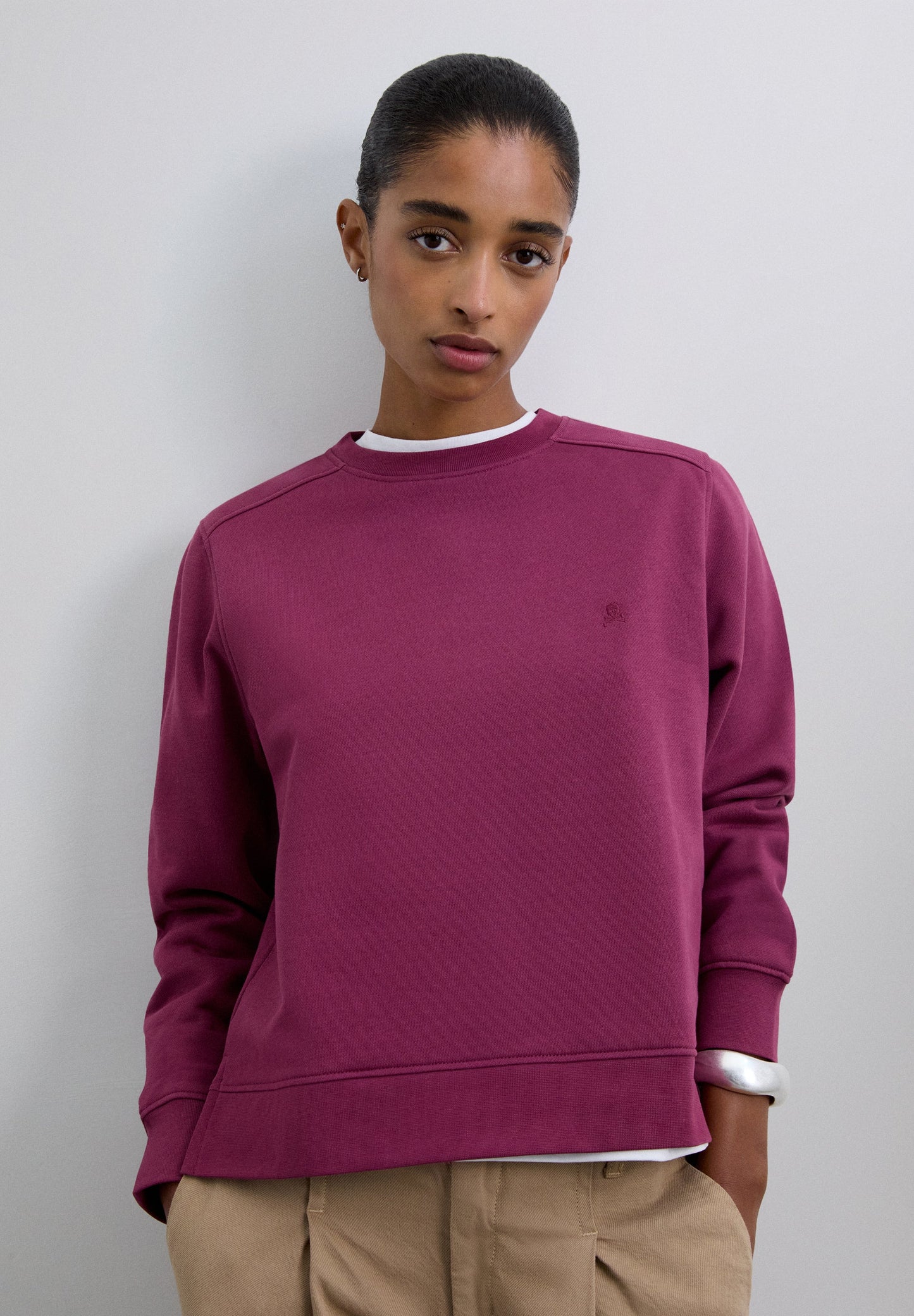 BASIC SKULL SWEATSHIRT