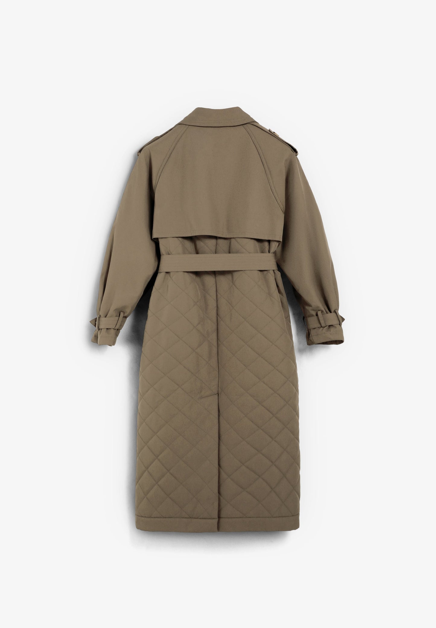 SCQUILTEDTRENCH COAT