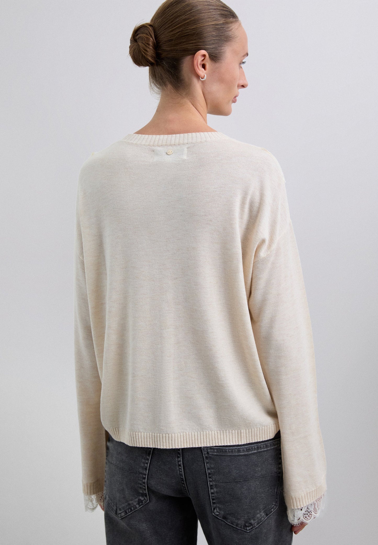 LACE DETAIL SWEATER