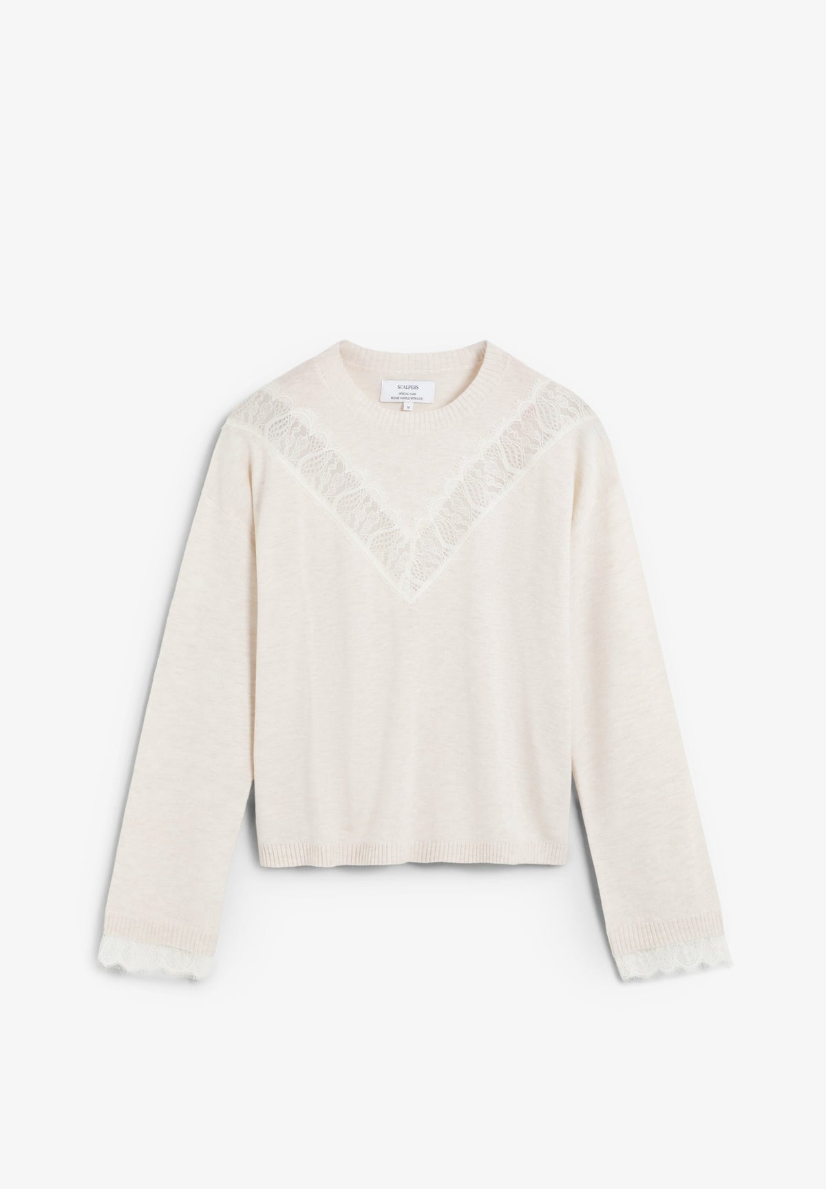PULL DÉTAILS DENTELLE