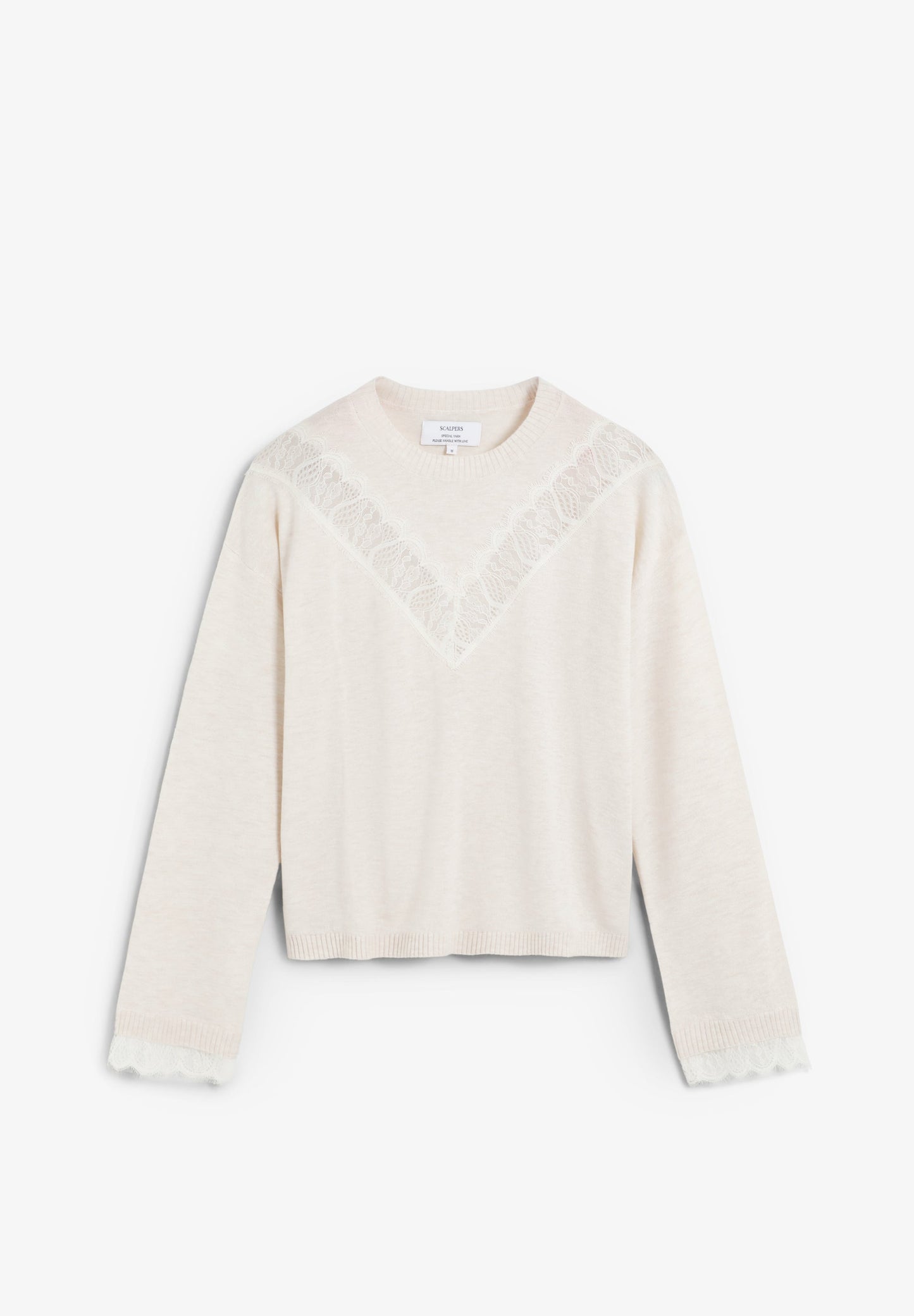 LACE DETAIL SWEATER