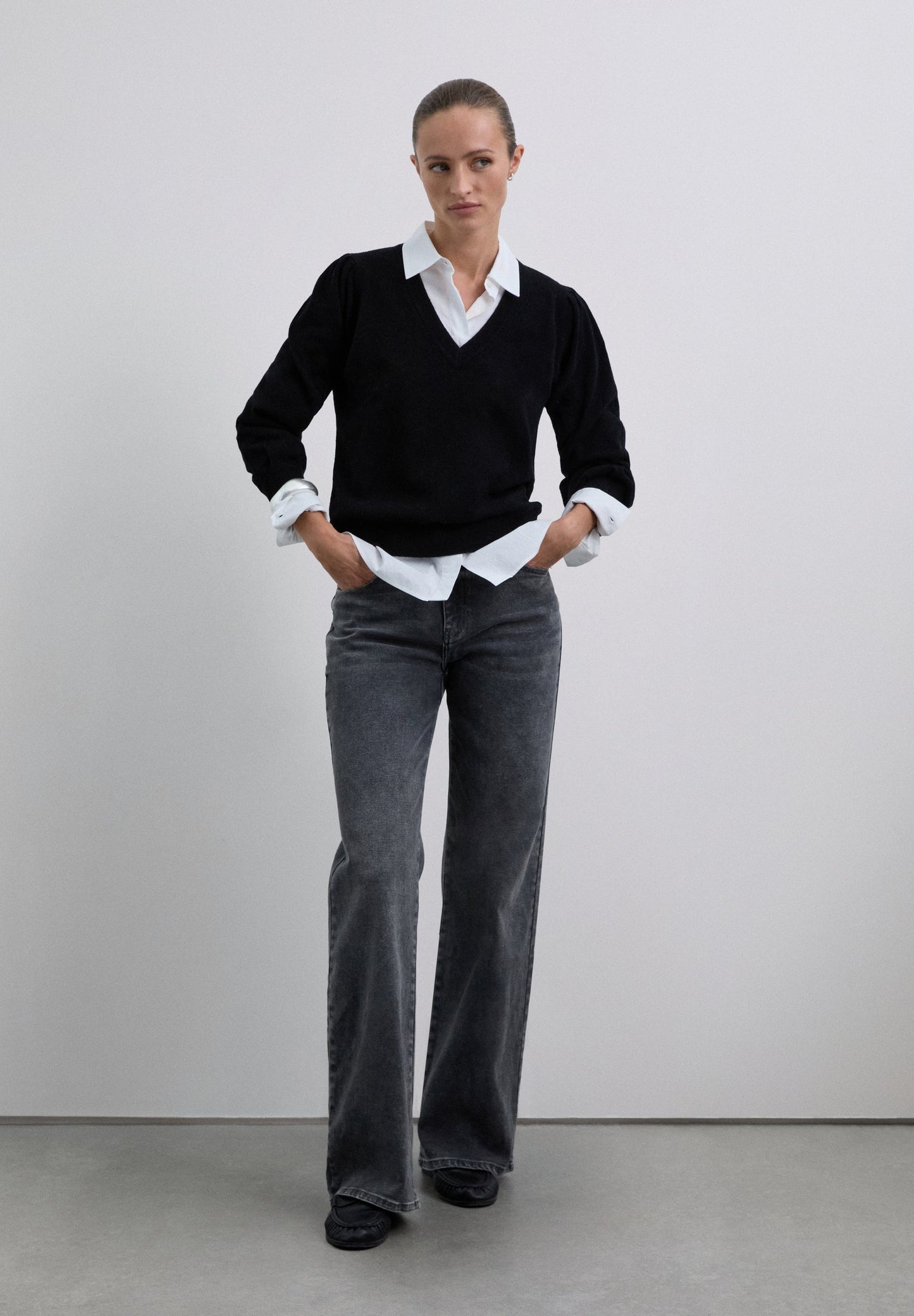 PULLOVER MIT PUFFÄRMELN