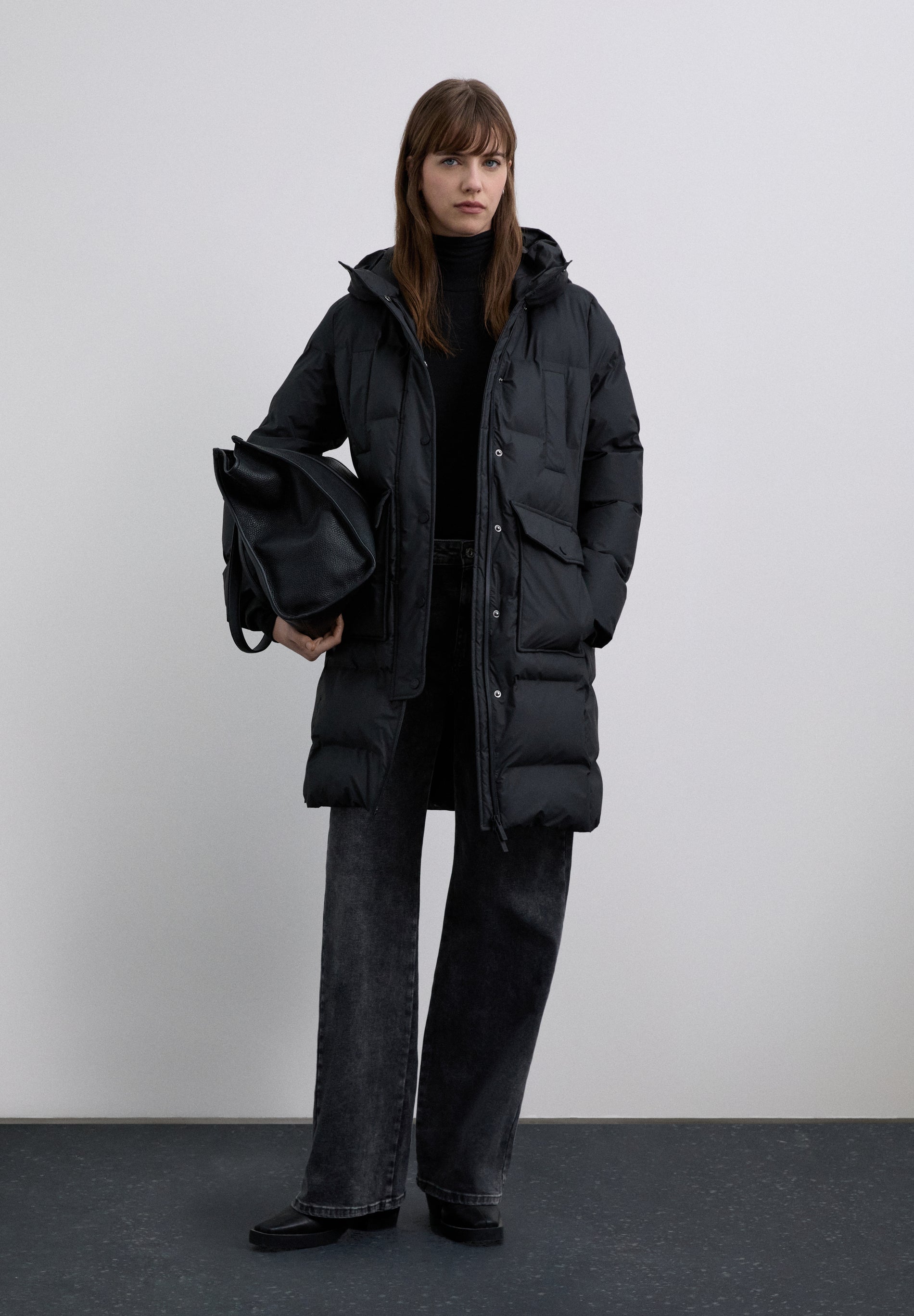 PADDED THREE QUARTER LENGTH COAT