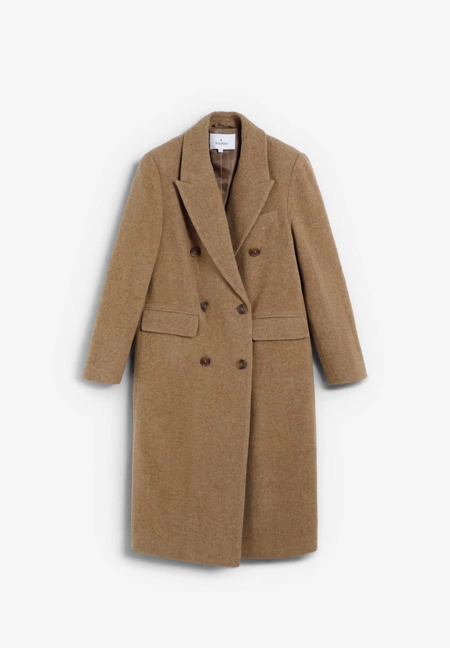 LONG WOOL BLEND COAT