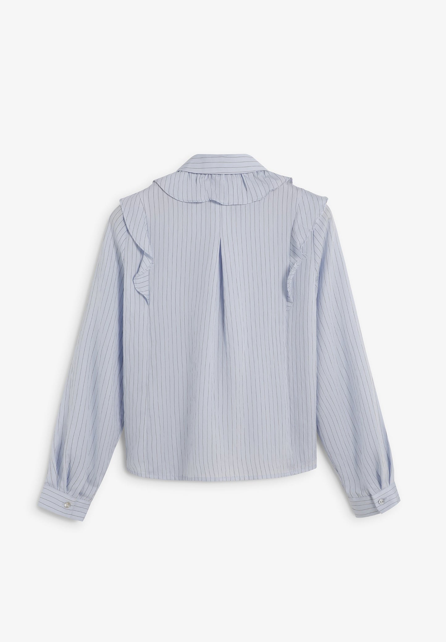 SCSTRIPESFRILL SHIRT
