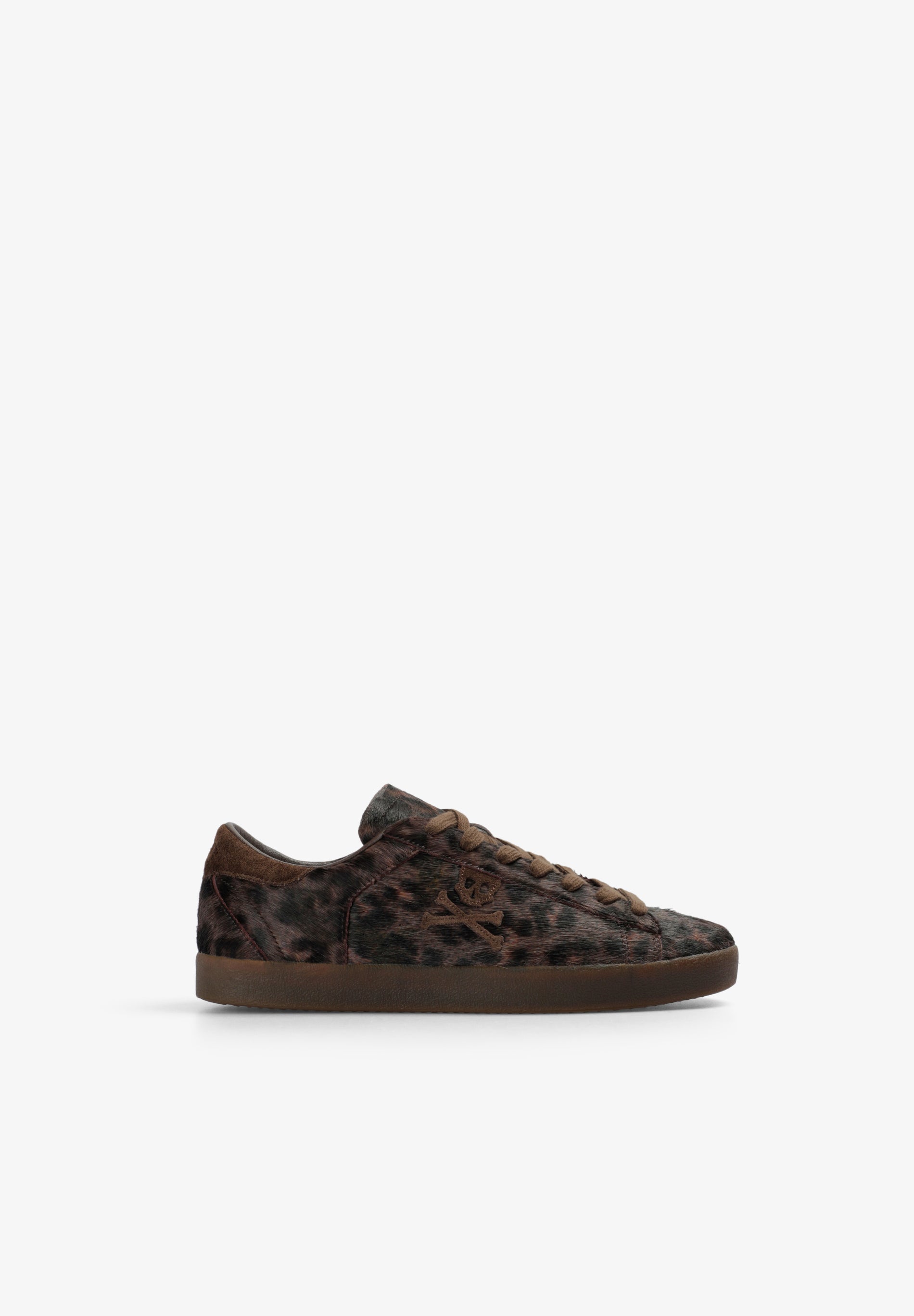 ANIMAL PRINT LEATHER SNEAKERS