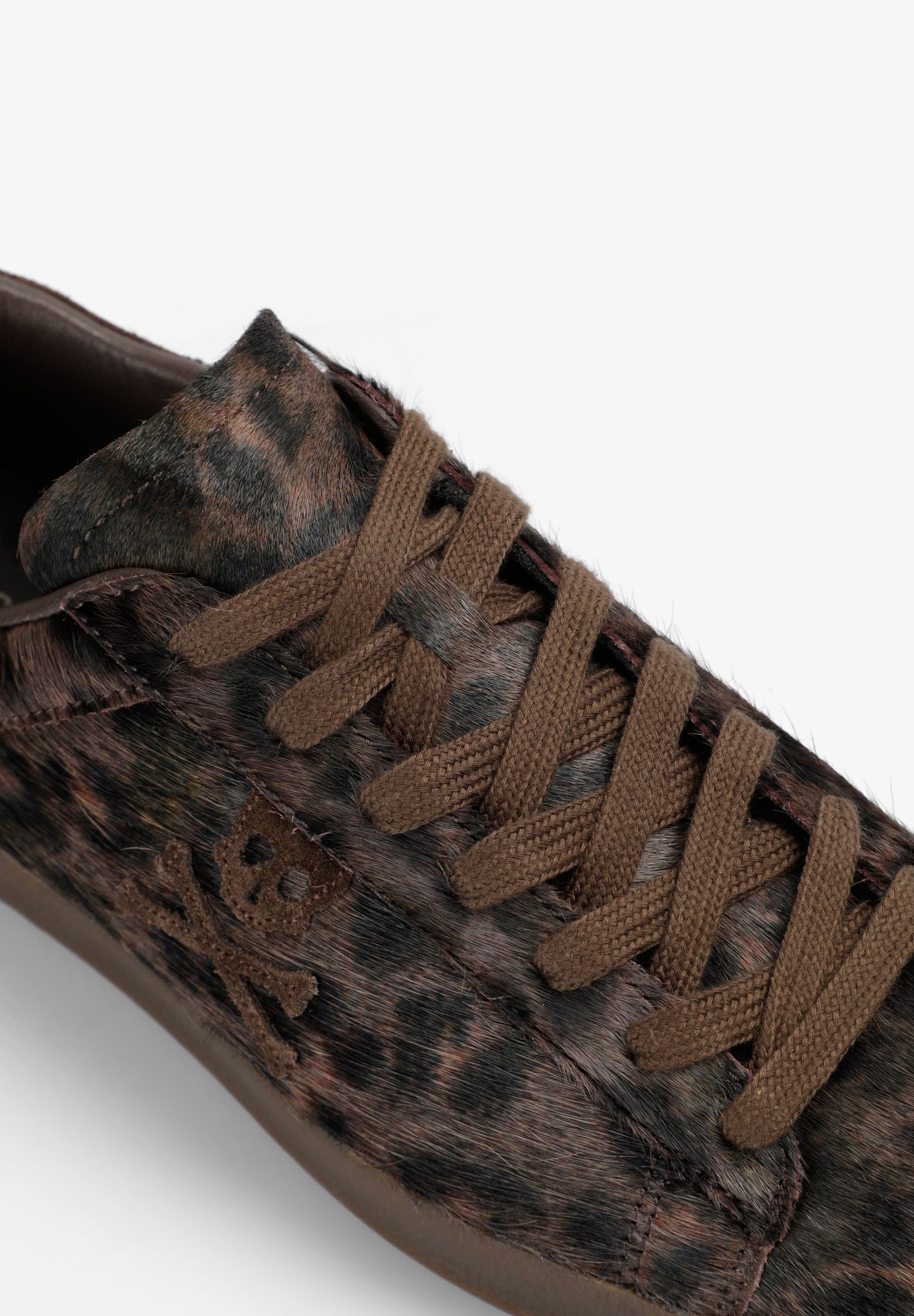 ANIMAL PRINT LEATHER SNEAKERS