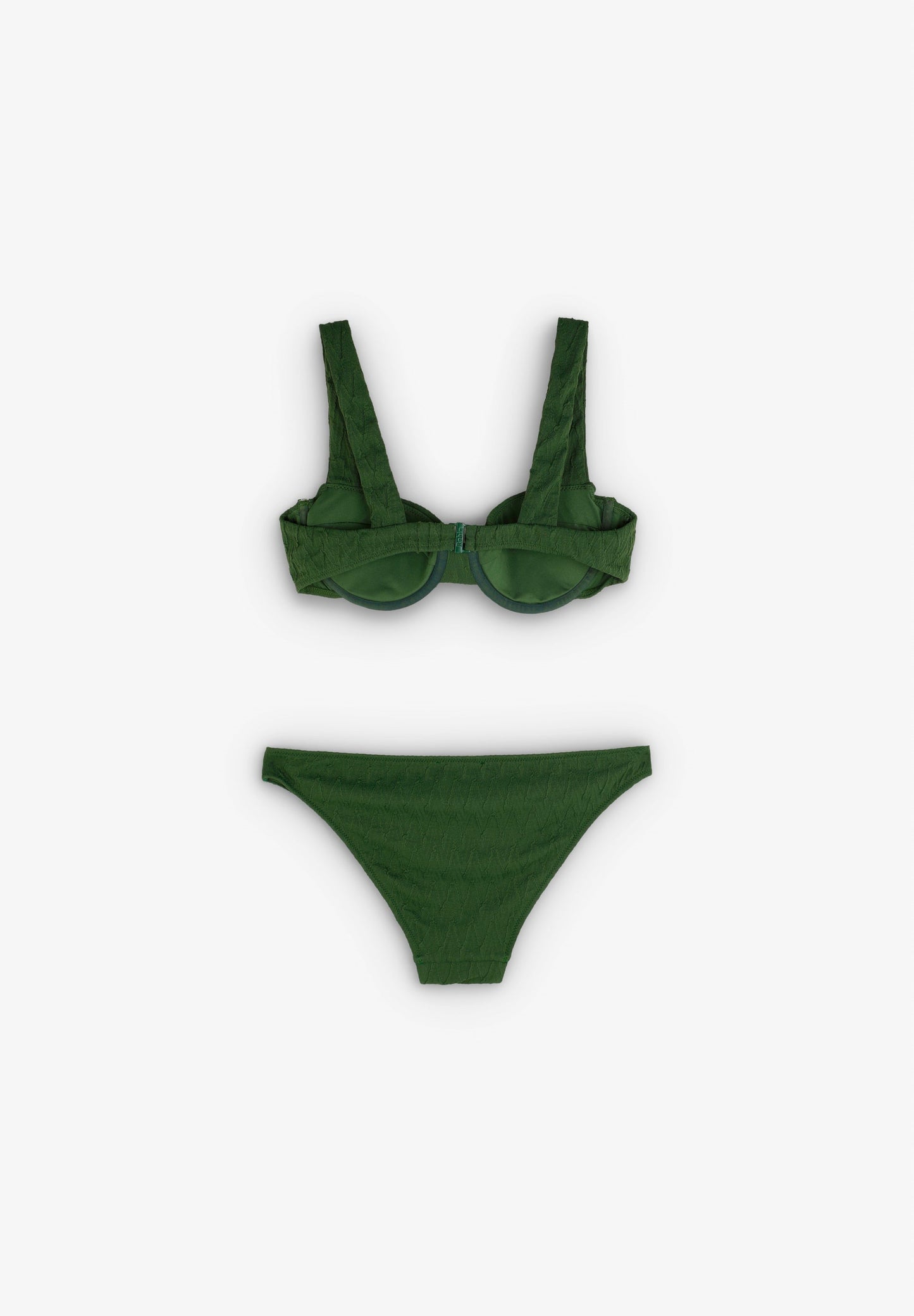 BAS DE BIKINI BALCONETTE VERT | ROBIN X SCALPERS