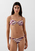 ZEBRA HALTY BIKINI TOP | ROBIN X SCALPERS