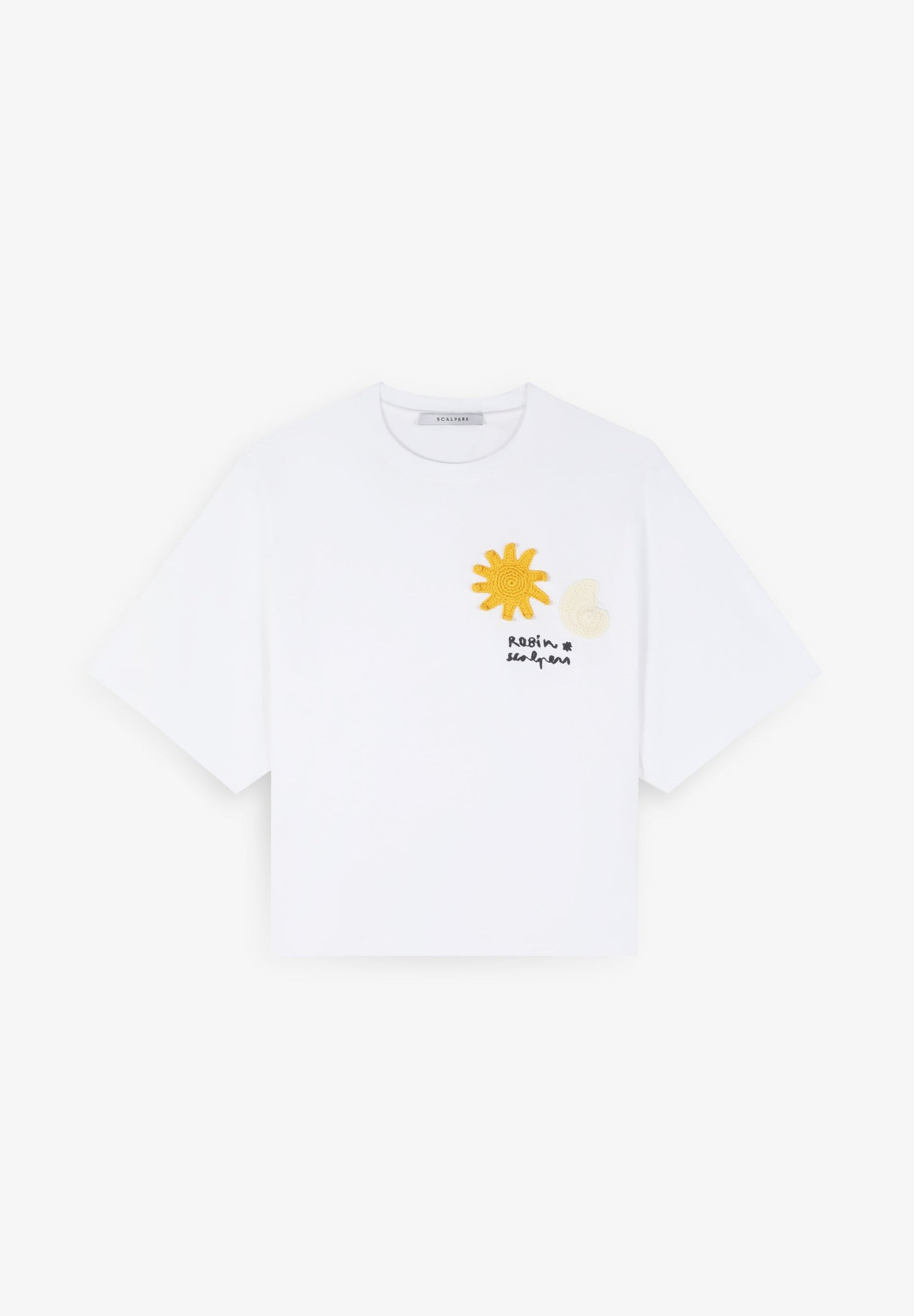EMBROIDERED DETAIL T-SHIRT | ROBIN X SCALPERS