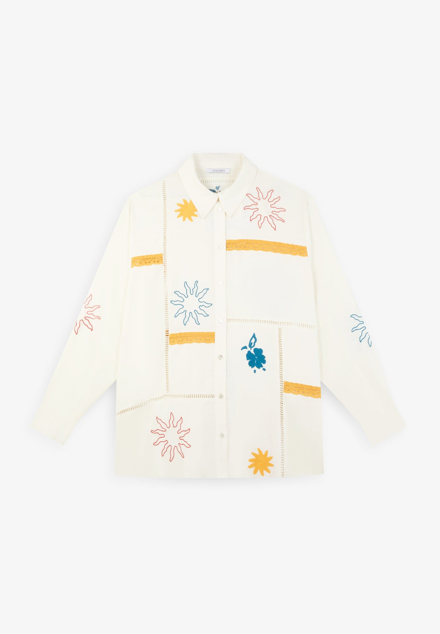 RELAXED EMBROIDERED SHIRT | ROBIN X SCALPERS