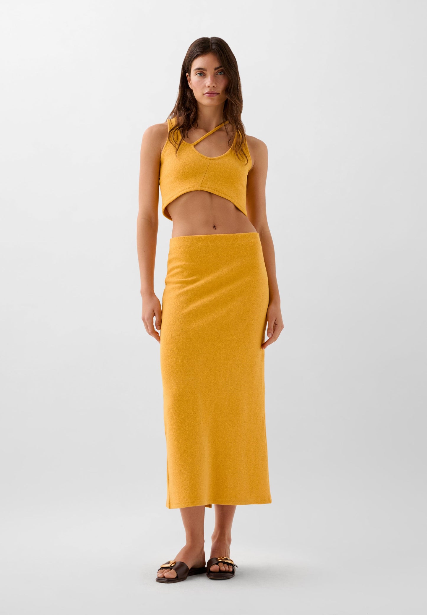 ASYMMETRICAL TOP WITH SLIT | ROBIN X SCALPERS