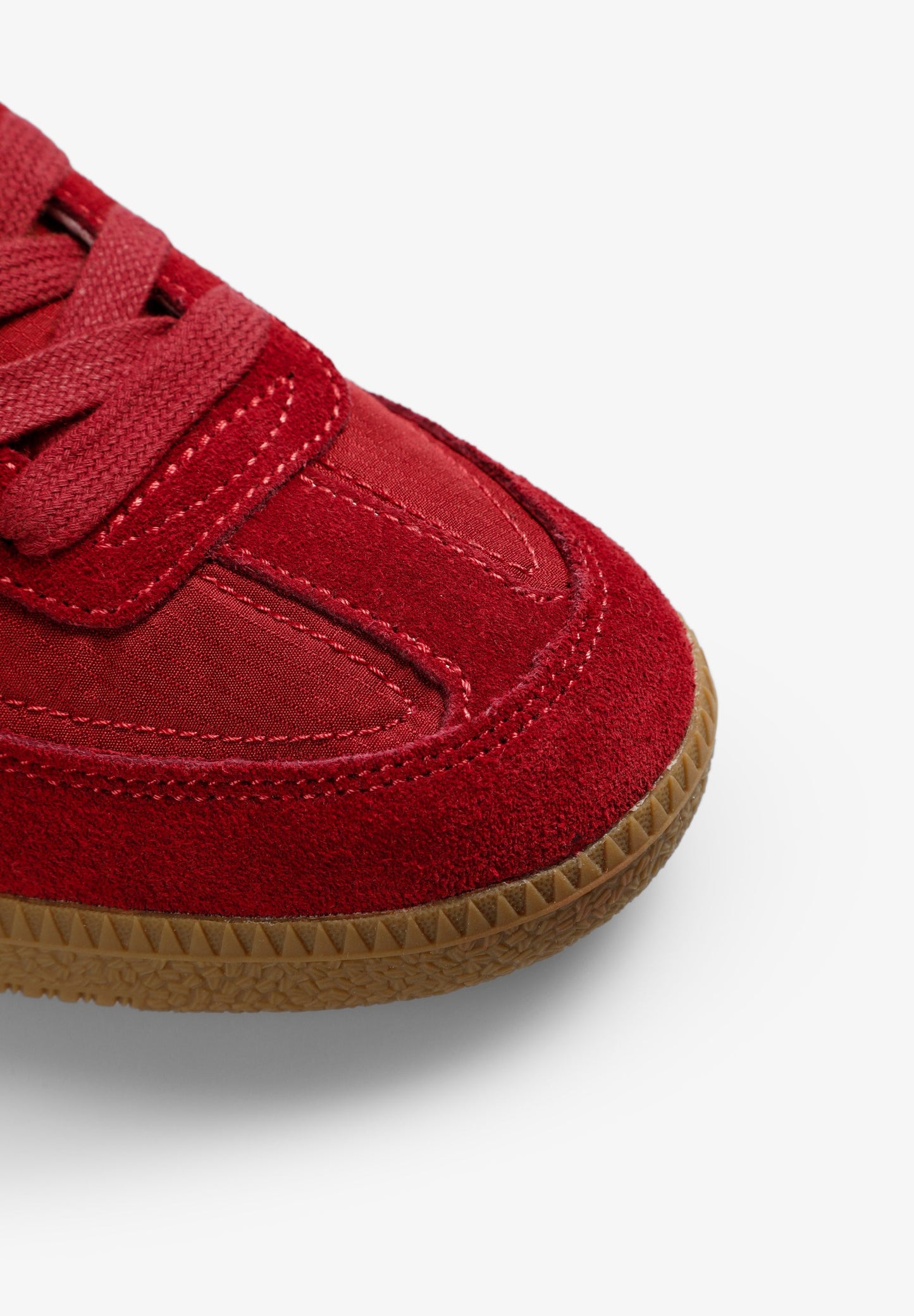 SUEDE SNEAKER WITH METALLIC HEEL