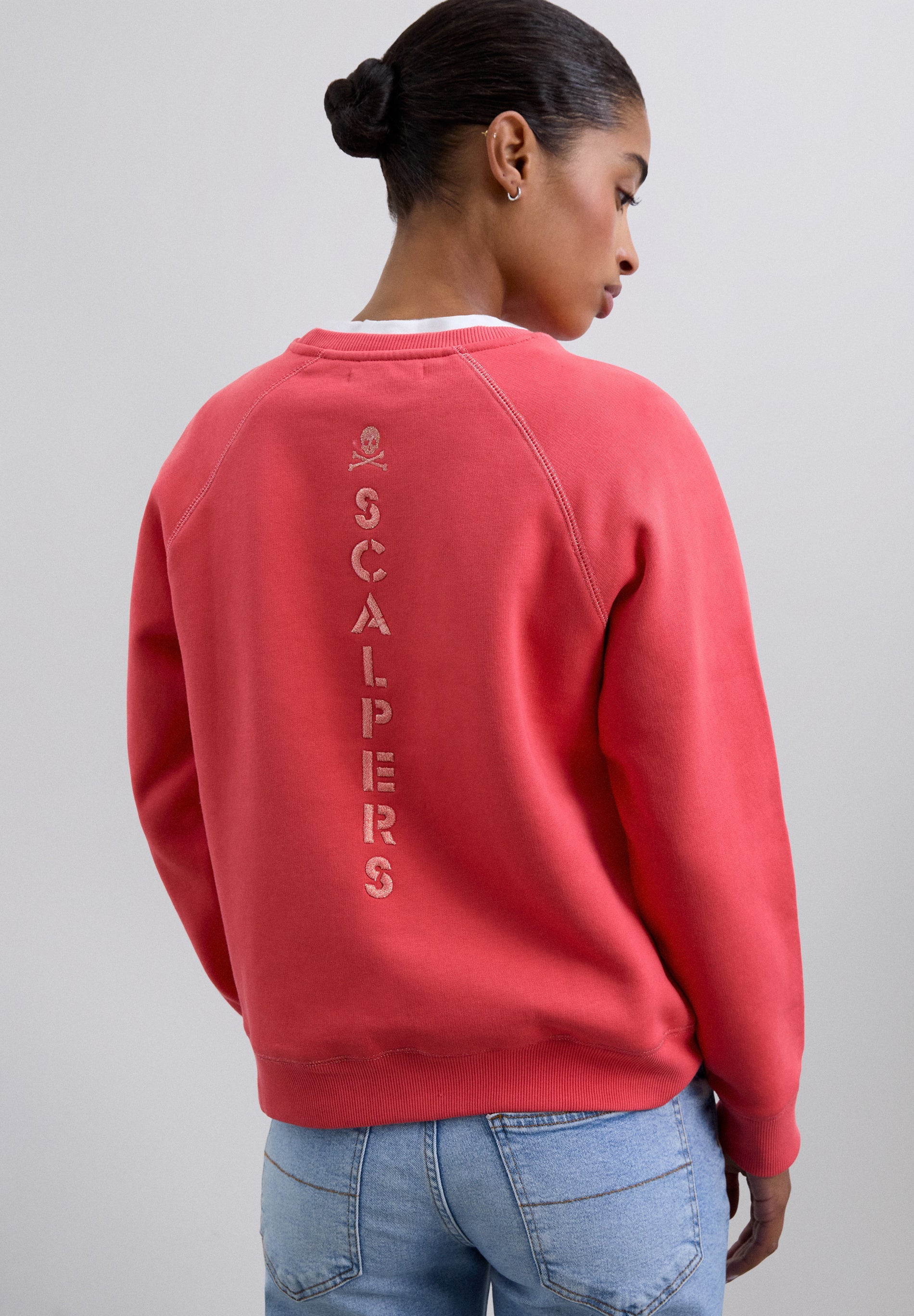 SWEATSHIRT WITH BACK EMBROIDERED LOGO