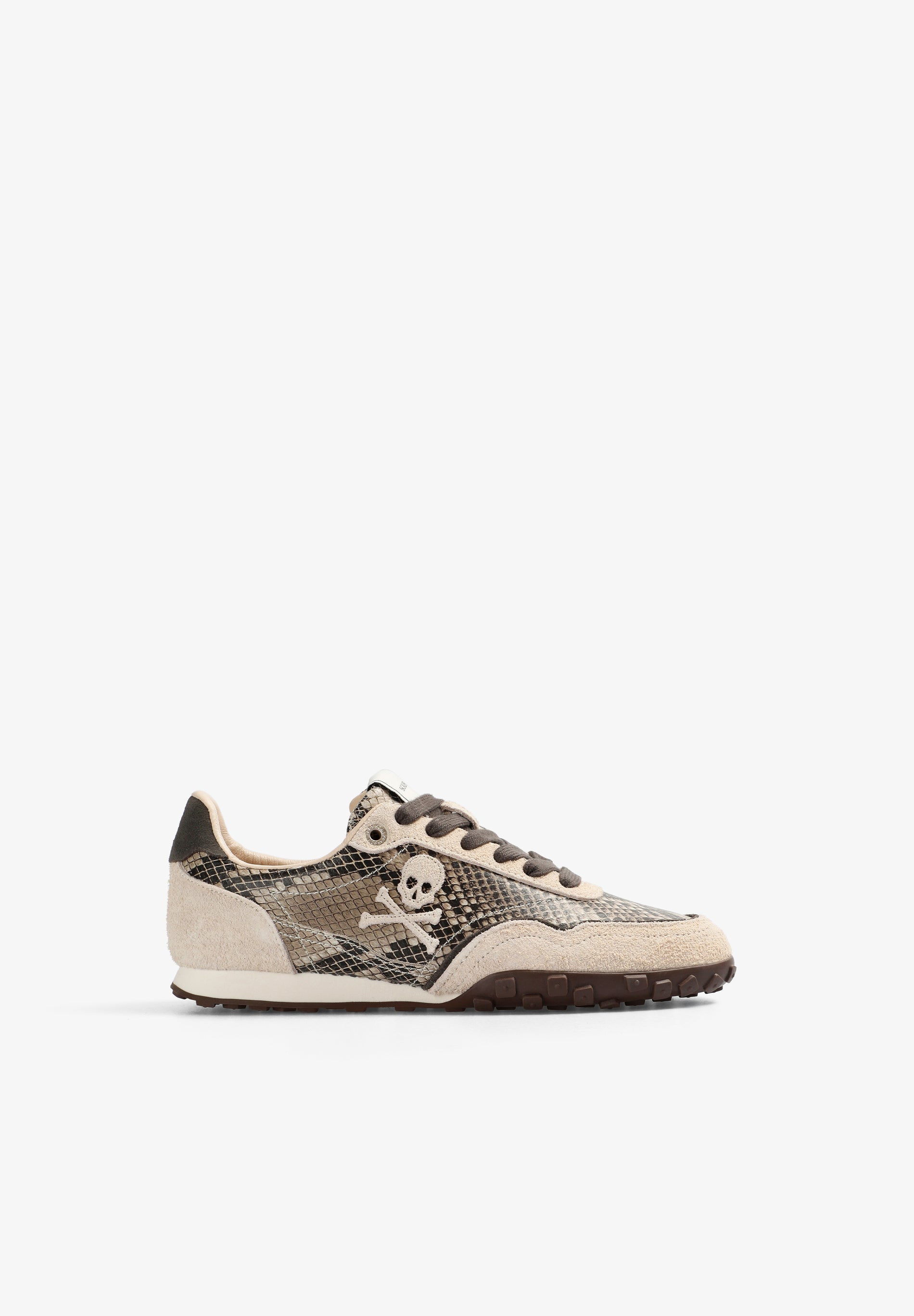 SNEAKER IM RETRO-STIL MIT ANIMAL-PRINT