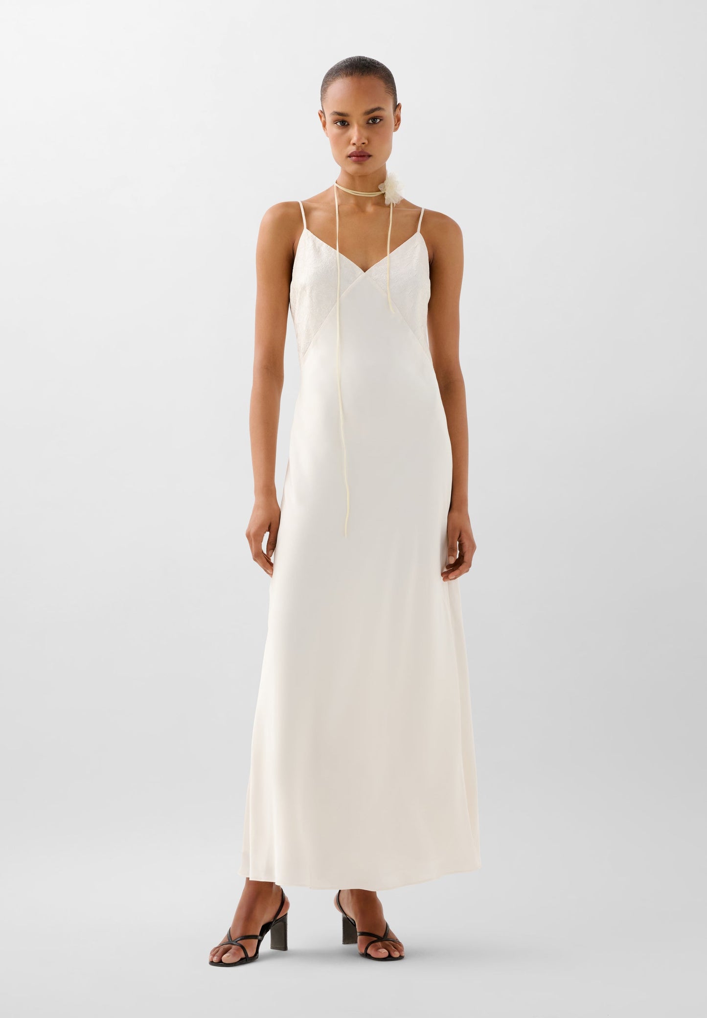SCCRINKLE SLIP DRESS