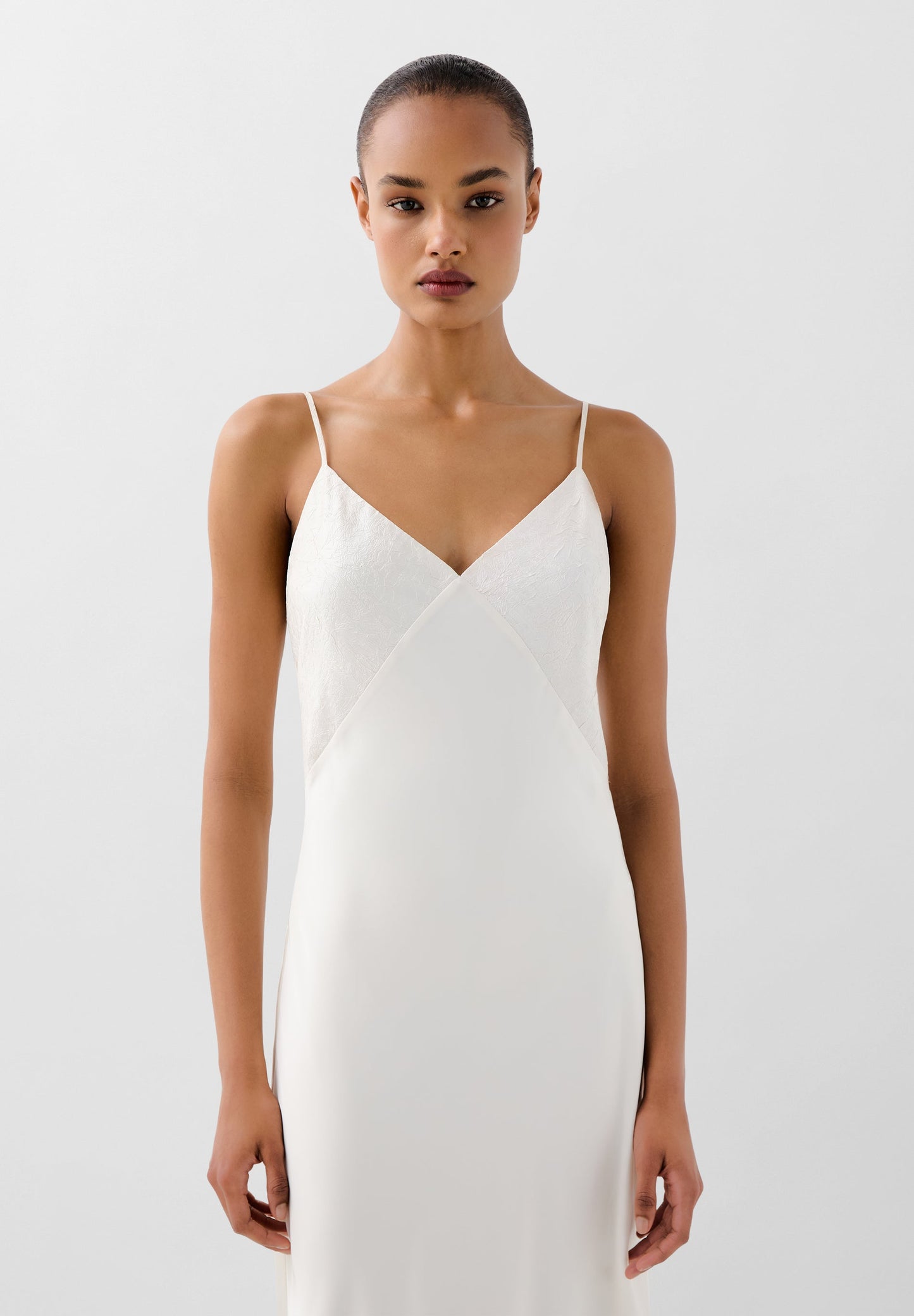 SCCRINKLE SLIP DRESS