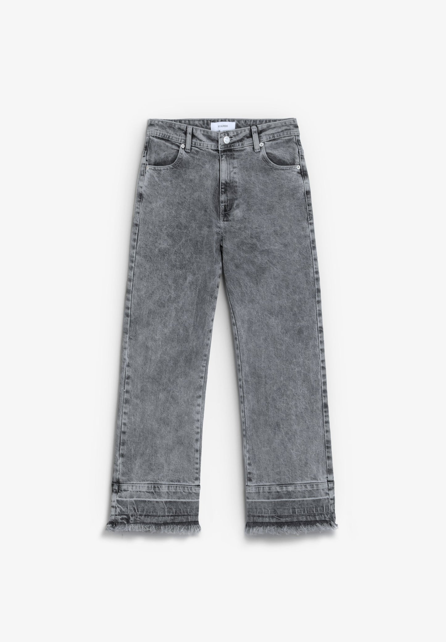 FADED FRAYED EDGE JEANS