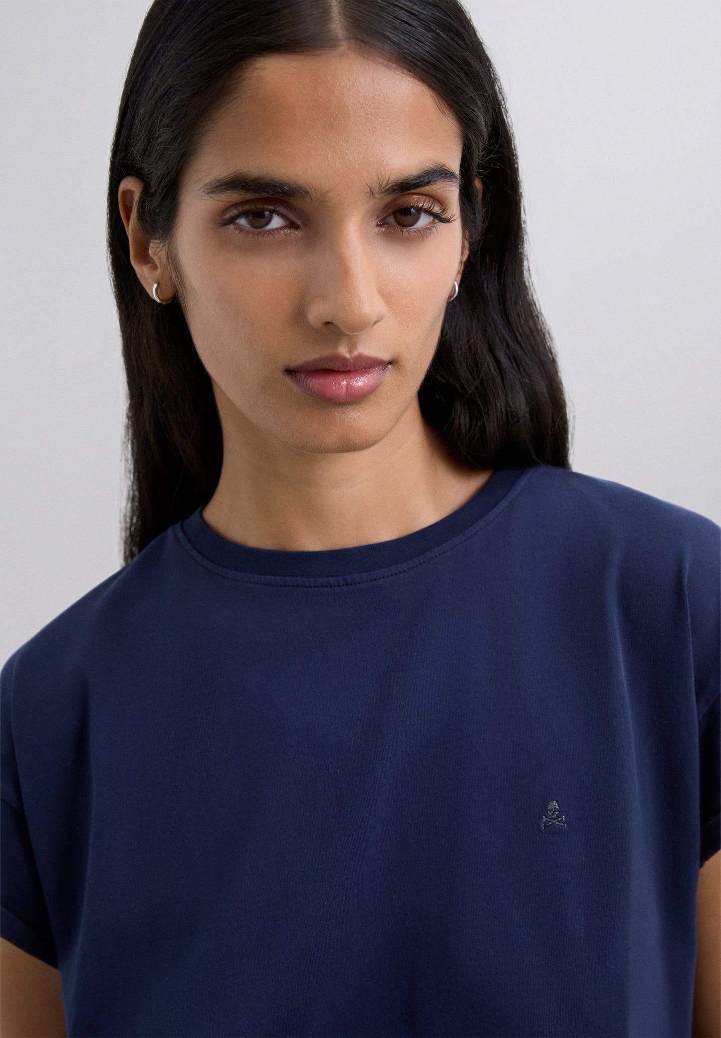 CAMISETA CALAVERA BORDADA