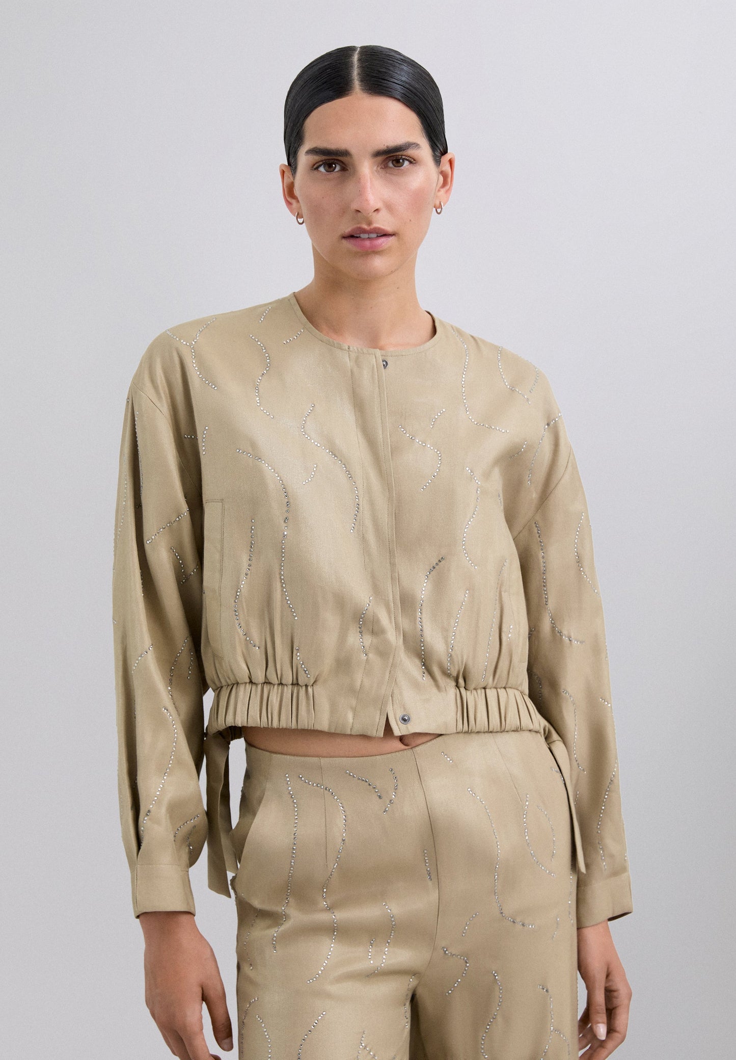 BOMBERJACKE MIT STRASS