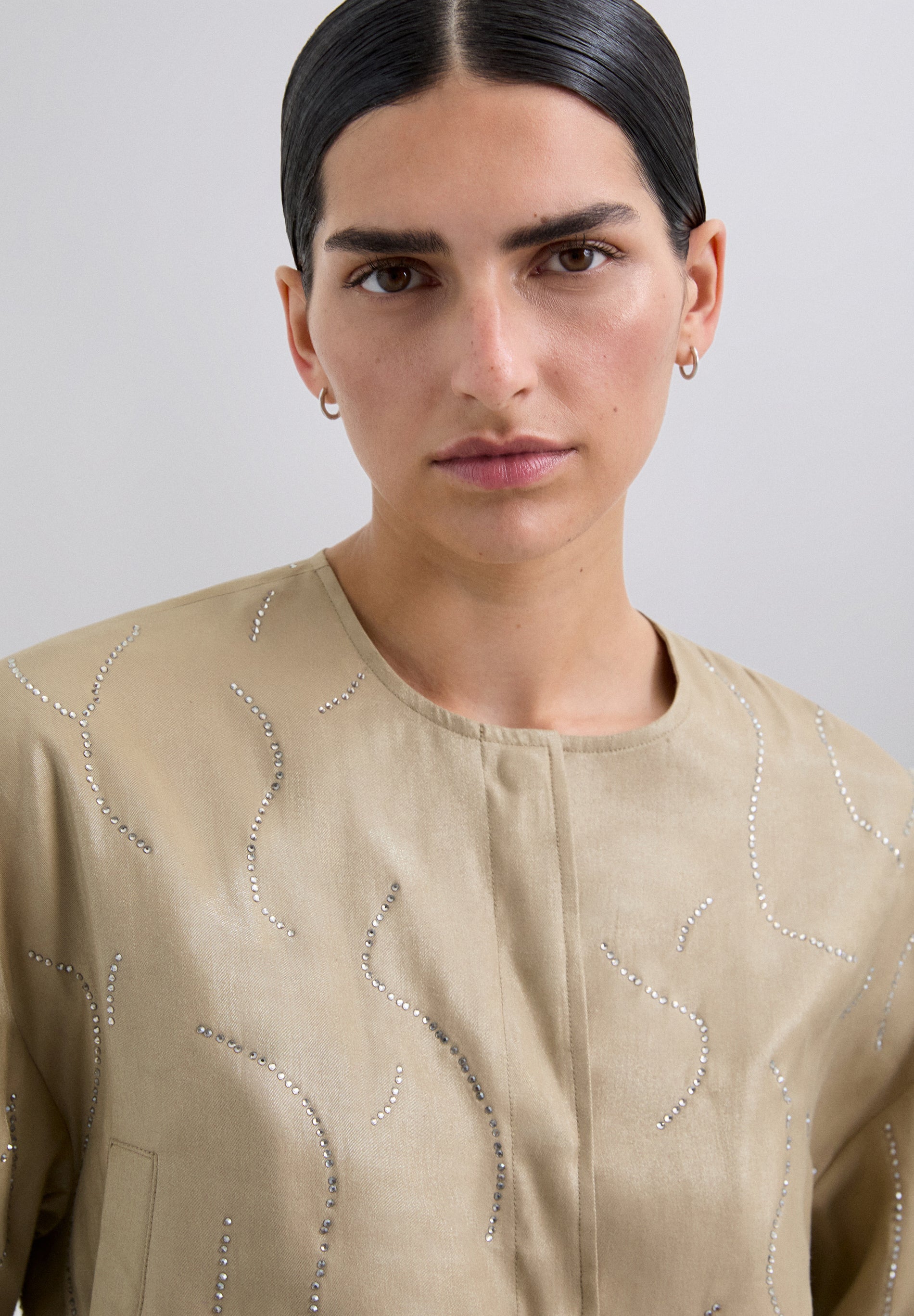 BOMBERJACKE MIT STRASS