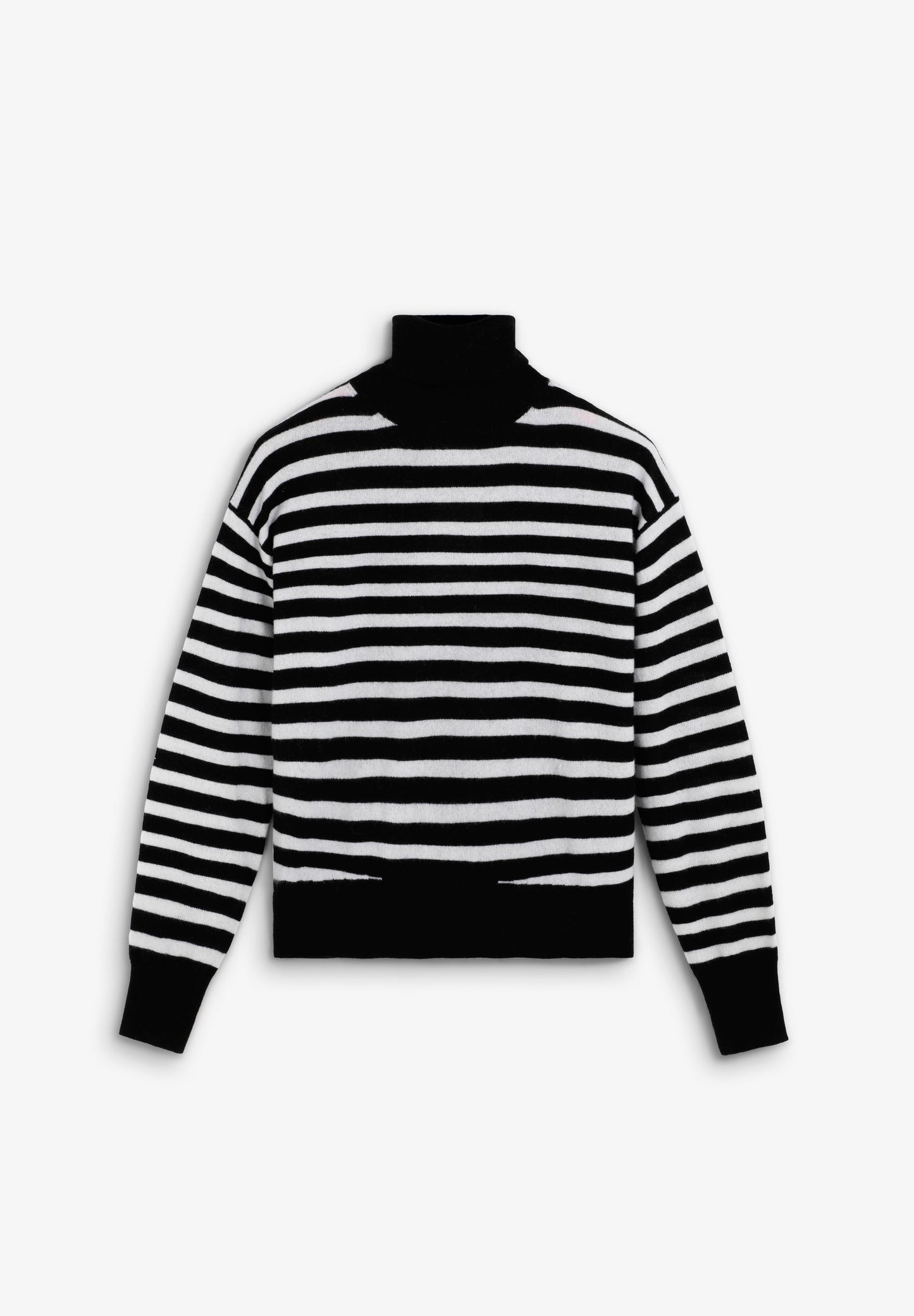 PULLOVER MIT UMLEGEKRAGEN AUS WOLLE