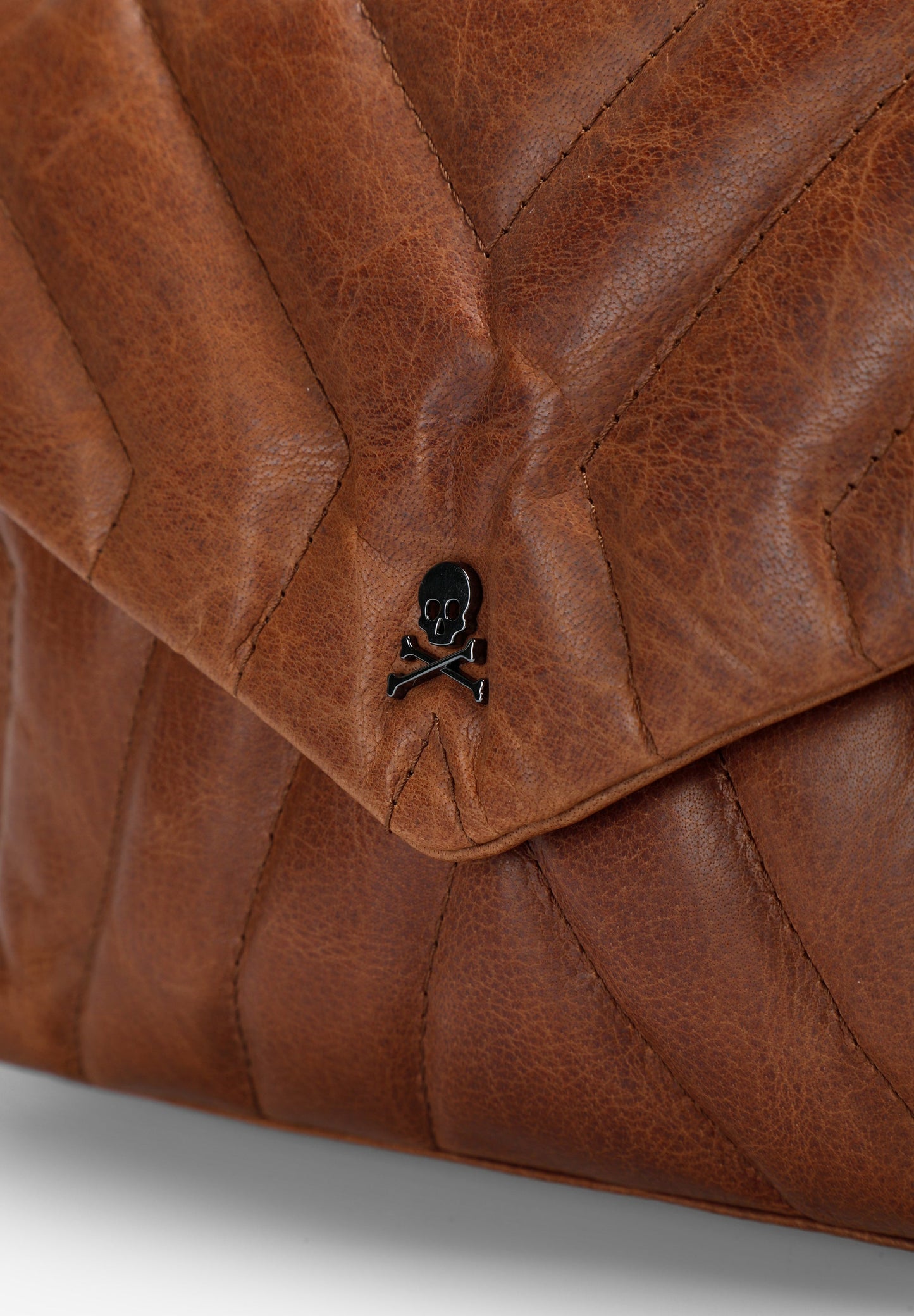 TAS MINI LEER GEWATTEERD