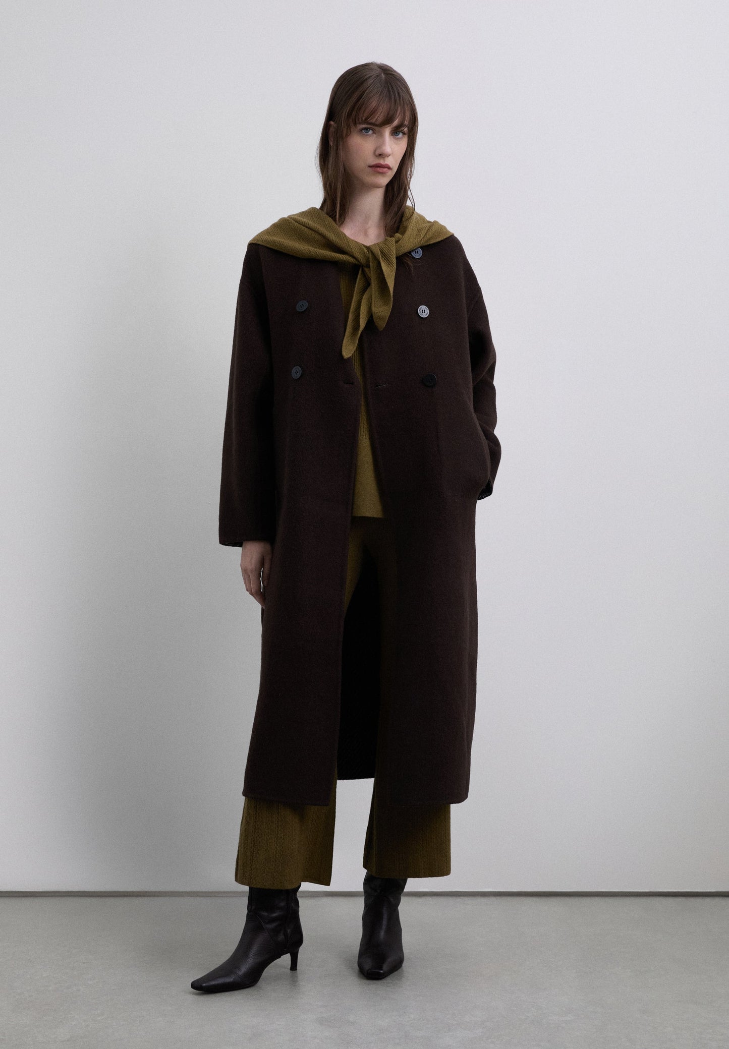 MANTEAU RÉVERSIBLE MÉLANGE LAINE