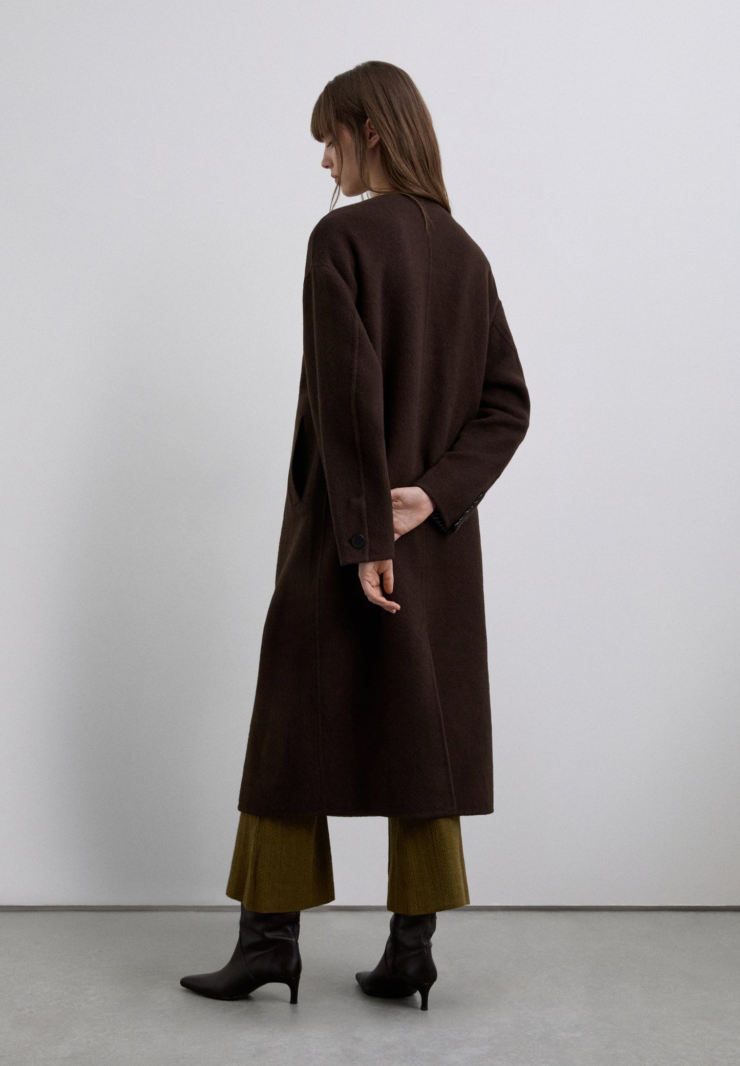 MANTEAU RÉVERSIBLE MÉLANGE LAINE