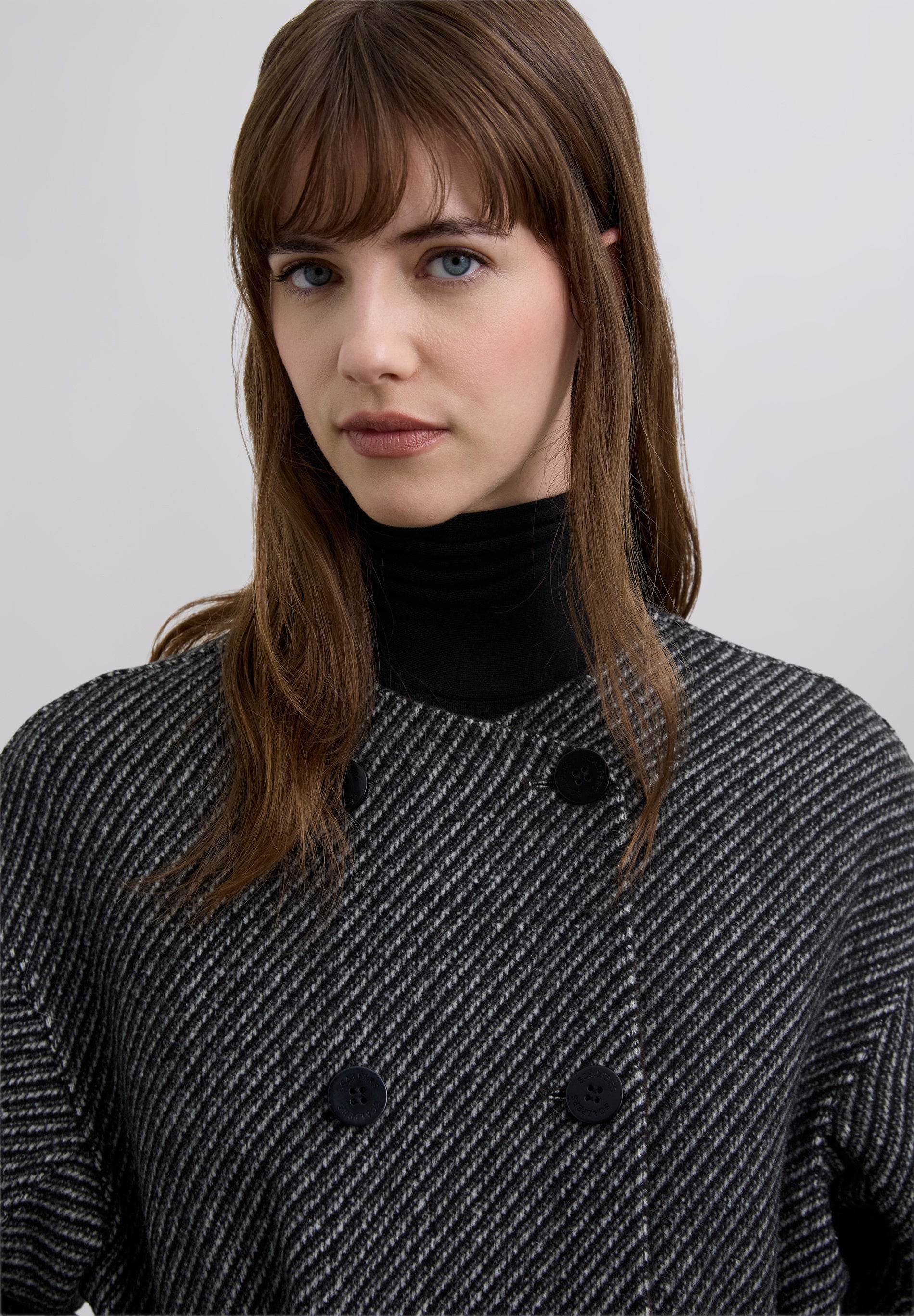 MANTEAU RÉVERSIBLE MÉLANGE LAINE