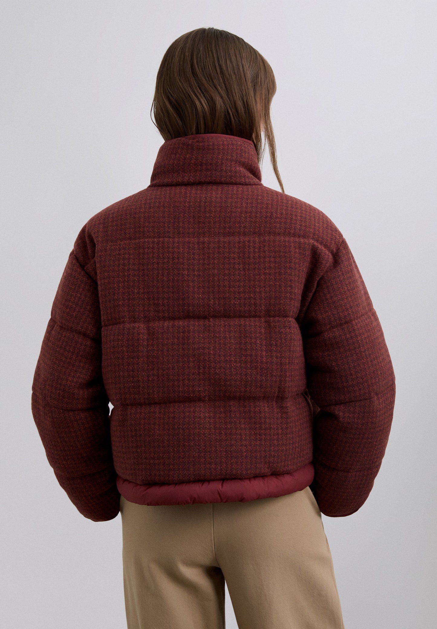 BLOUSON BOMBER MATELASSÉ CARREAUX