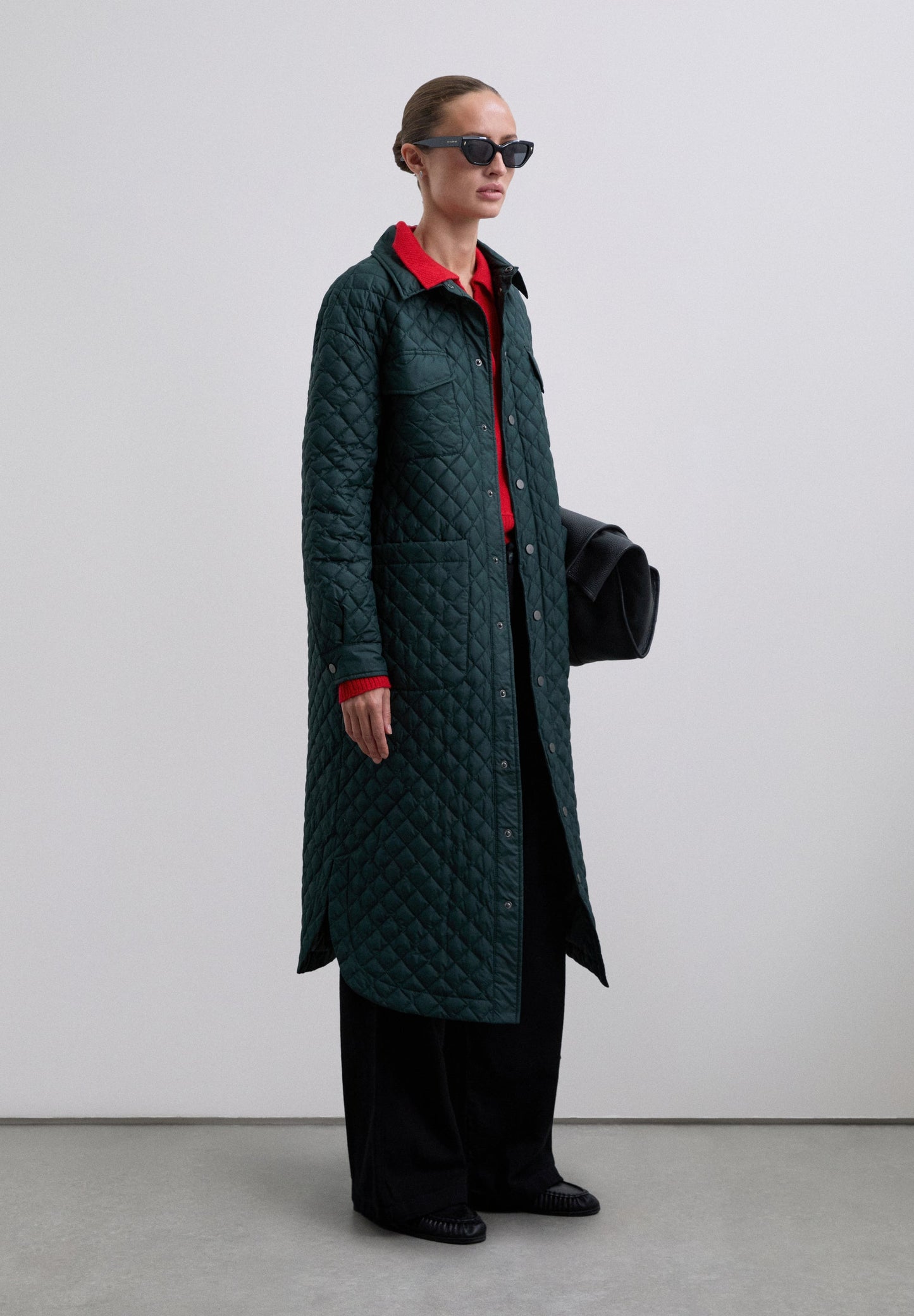 LONG WATERPROOF PUFFER COAT