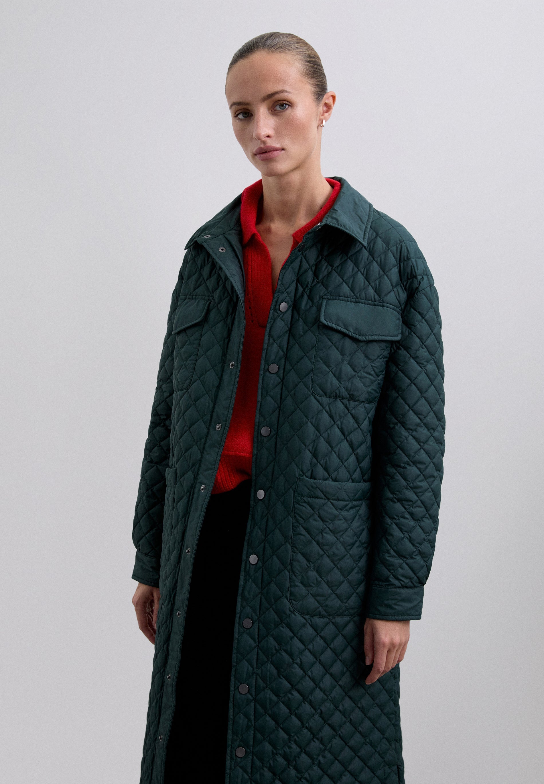 LONG WATERPROOF PUFFER COAT